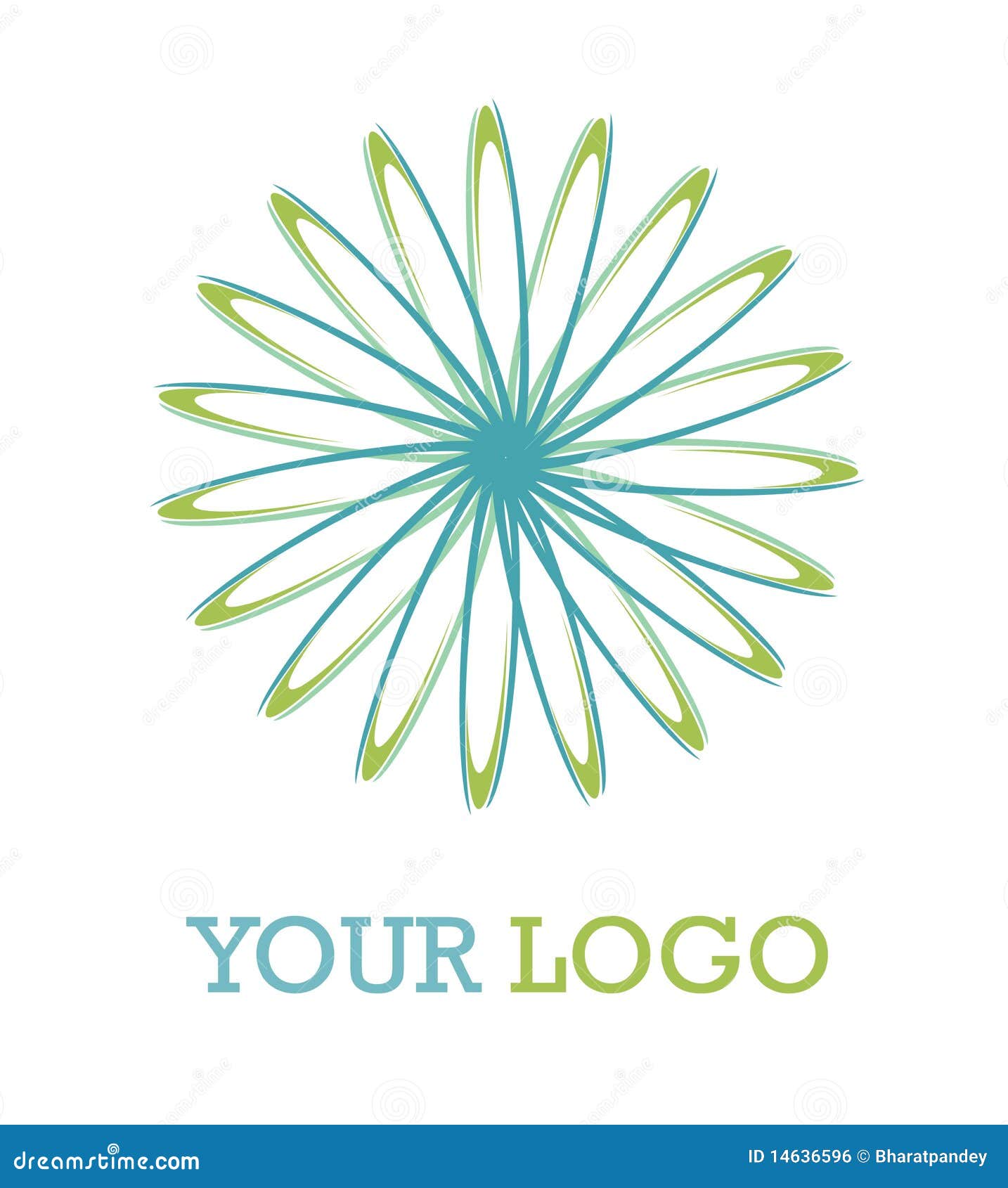 Floral logo stock vector. Illustration of illustration - 14636596