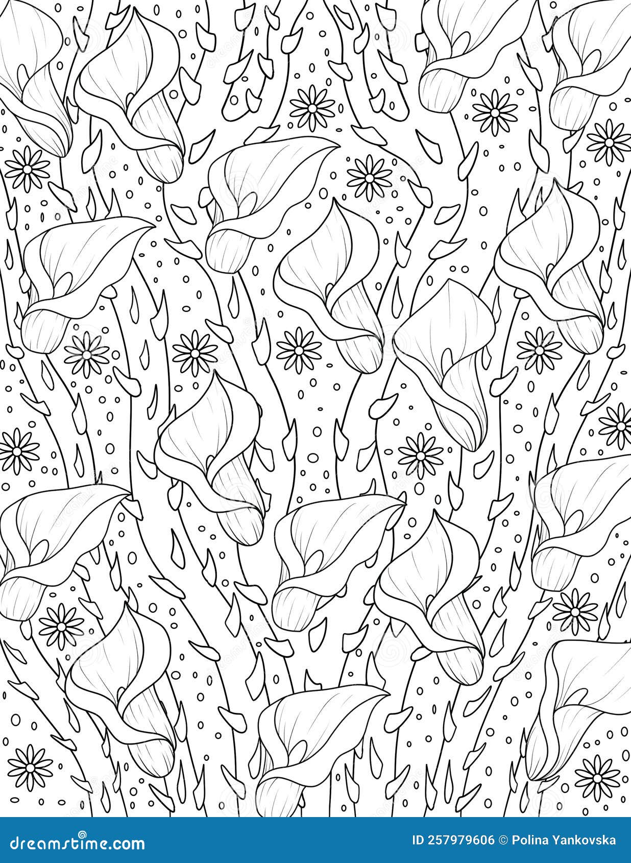 floral-pattern-coloring-page-for-adult-stock-illustration