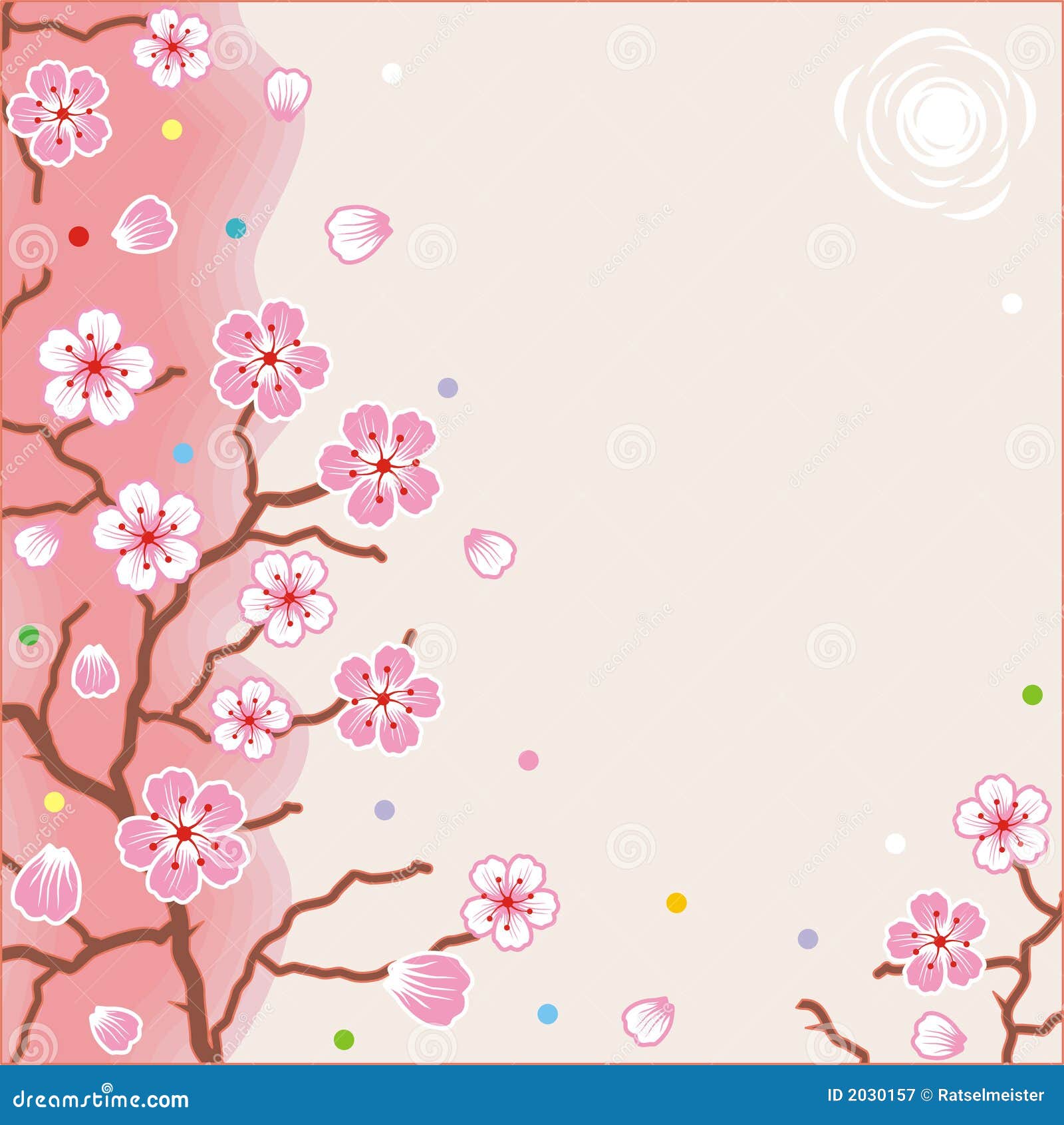 Floral Pattern Spring Background Royalty Free Stock 