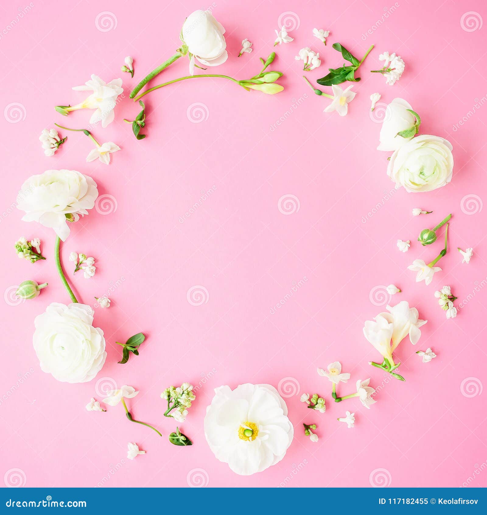 Pink Background With Flowers gambar ke 8