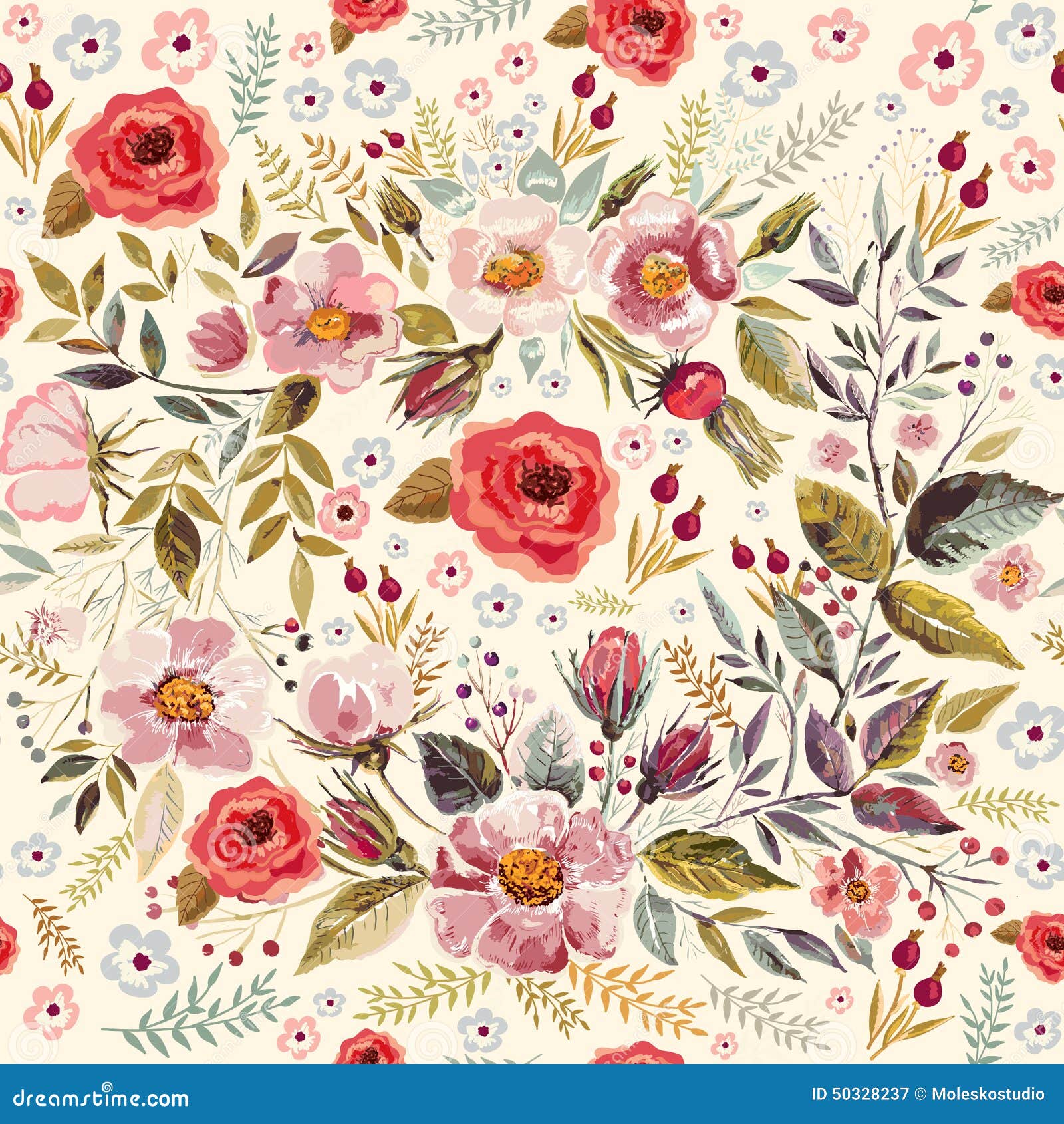 floral seamless pattern