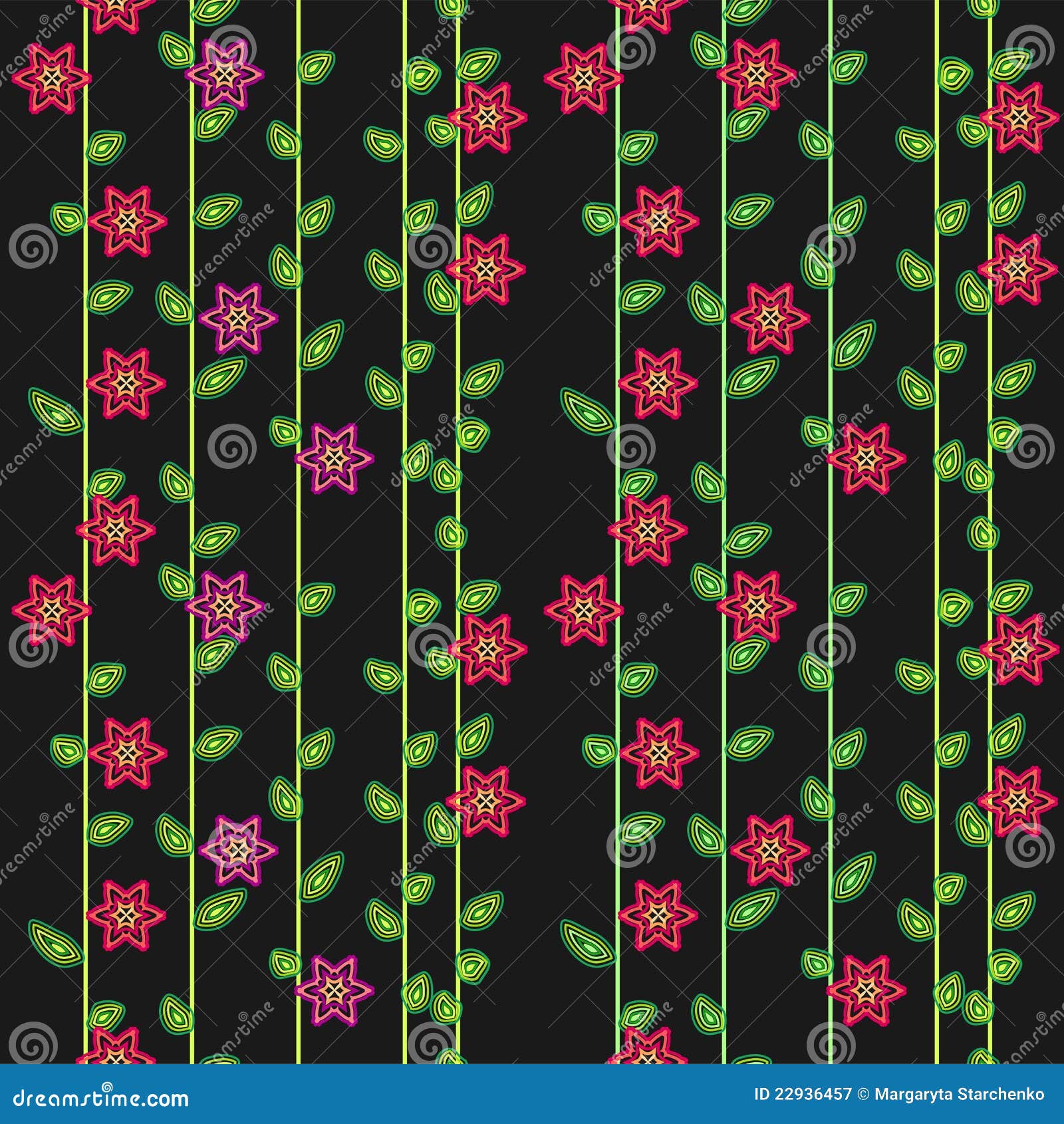 Floral stems stock illustration. Illustration of stem - 22936457