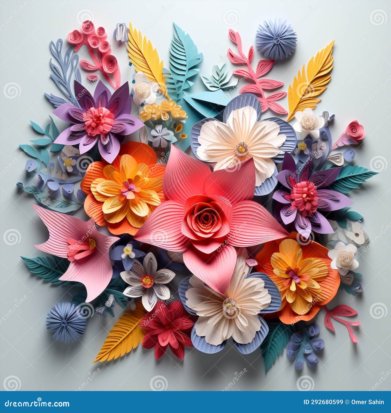 floral symphony in paper
