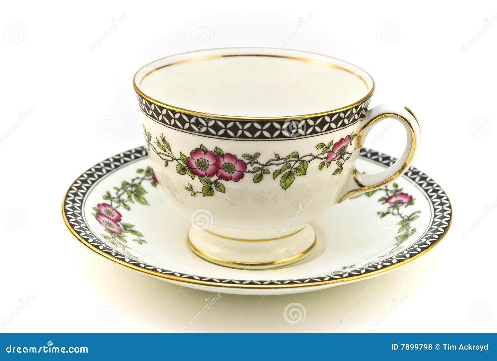 Floral tea cup stock photo. Image of ceramic, teacup, china 7899798