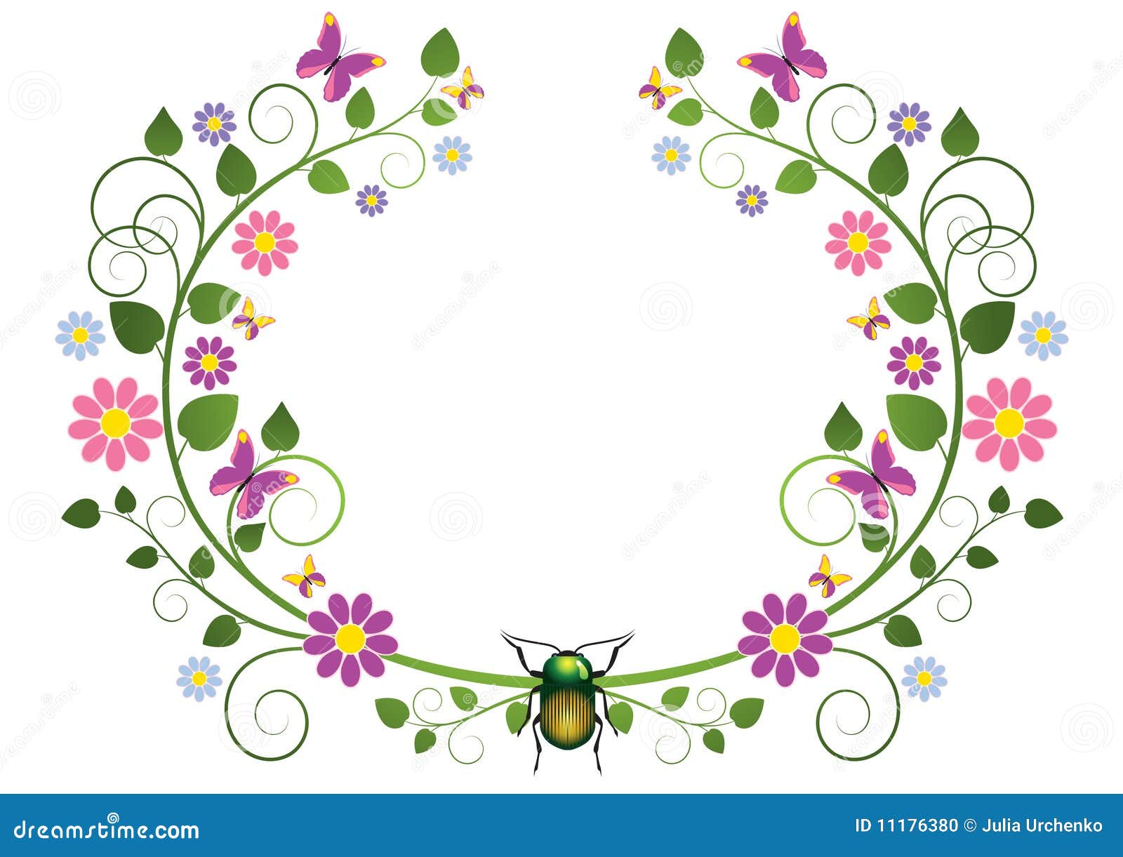 Floral stock vector. Illustration of decor, designs 11176380