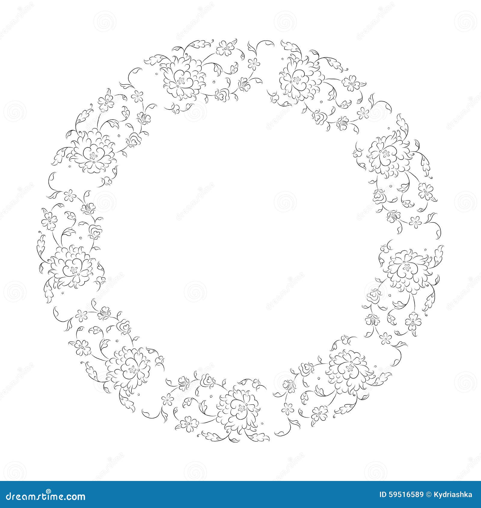 Floral for Your Design Stock Vector Illustration of borders
