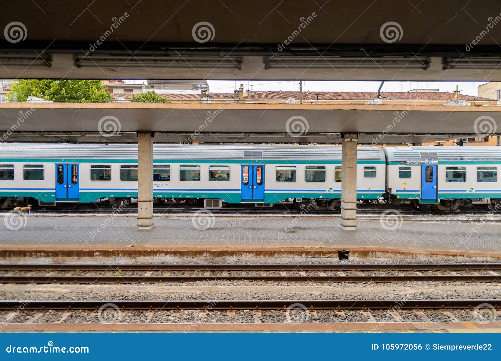 Railway Station In Florence Editorial Photo - Image of railway, railcar