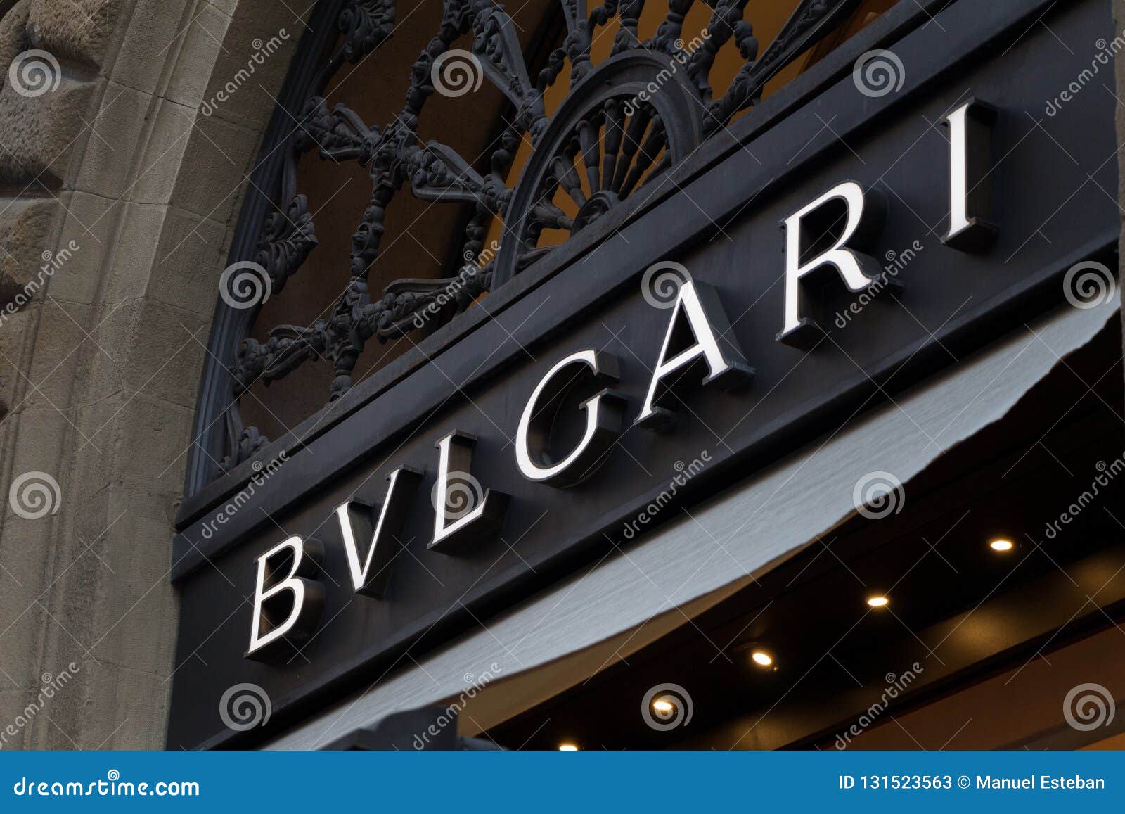 Bulgari Logo on Bulgari`s Shop Editorial Stock Photo - Image of  distribution, elegant: 131523563