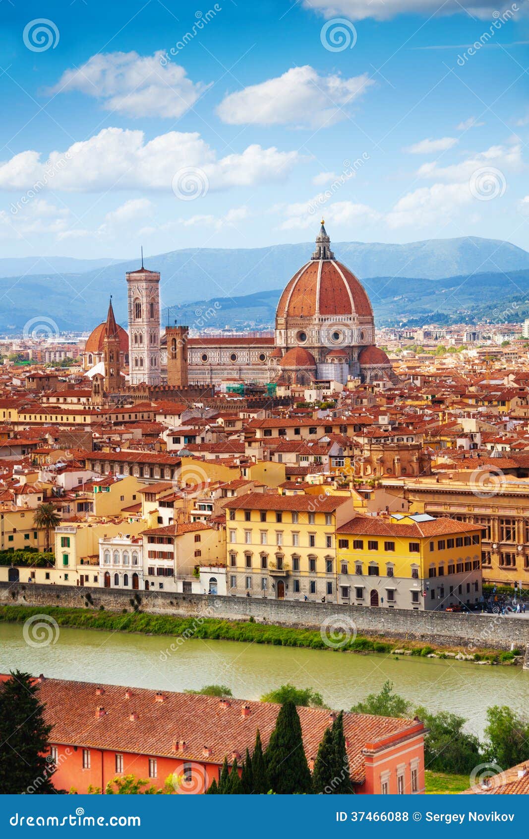 florence panorama, italy