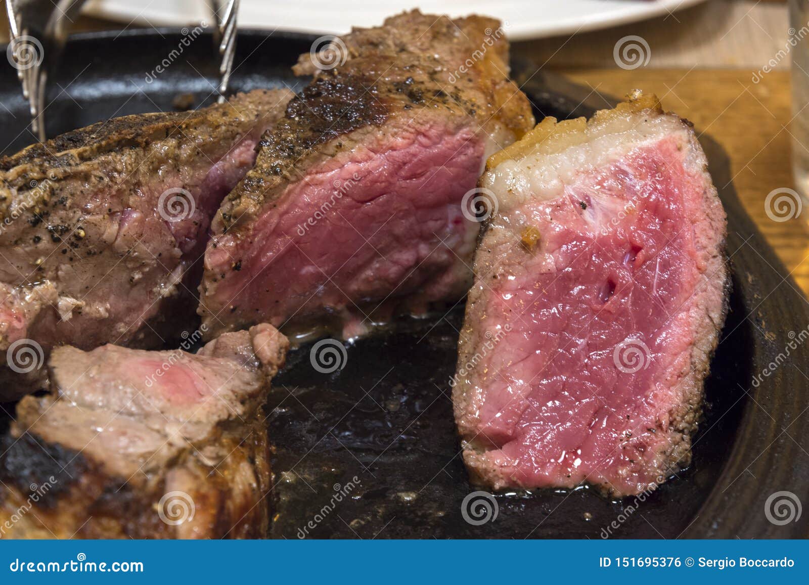 Florentine Steak in a Restaurant Stock Photo Image of meat, bovine