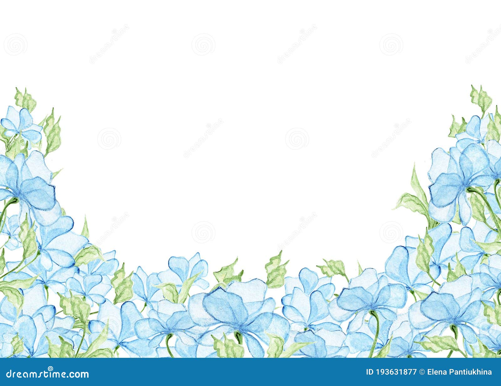 Flores De Color Azul. Base Para Una Tarjeta O Invitación Stock de ilustración - Ilustración de pastel, azul: 193631877 Flores De Color Azul. Base Para Una Tarjeta O Invitación Stock de ilustración - Ilustración de pastel, azul: 193631877