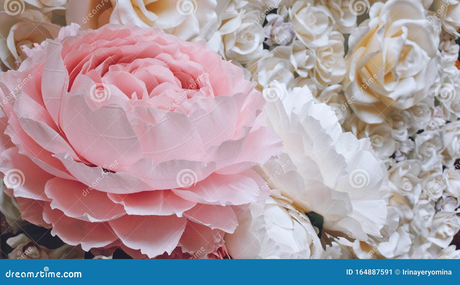 Flores De Papel Grandes Gigantes Plegables Grandes Rosas Rosas De Papel Flor  De Papel Grande Hecha De Papel Ondulado Y Espuma EVA Imagen de archivo -  Imagen de grande, empaquetado: 164887591