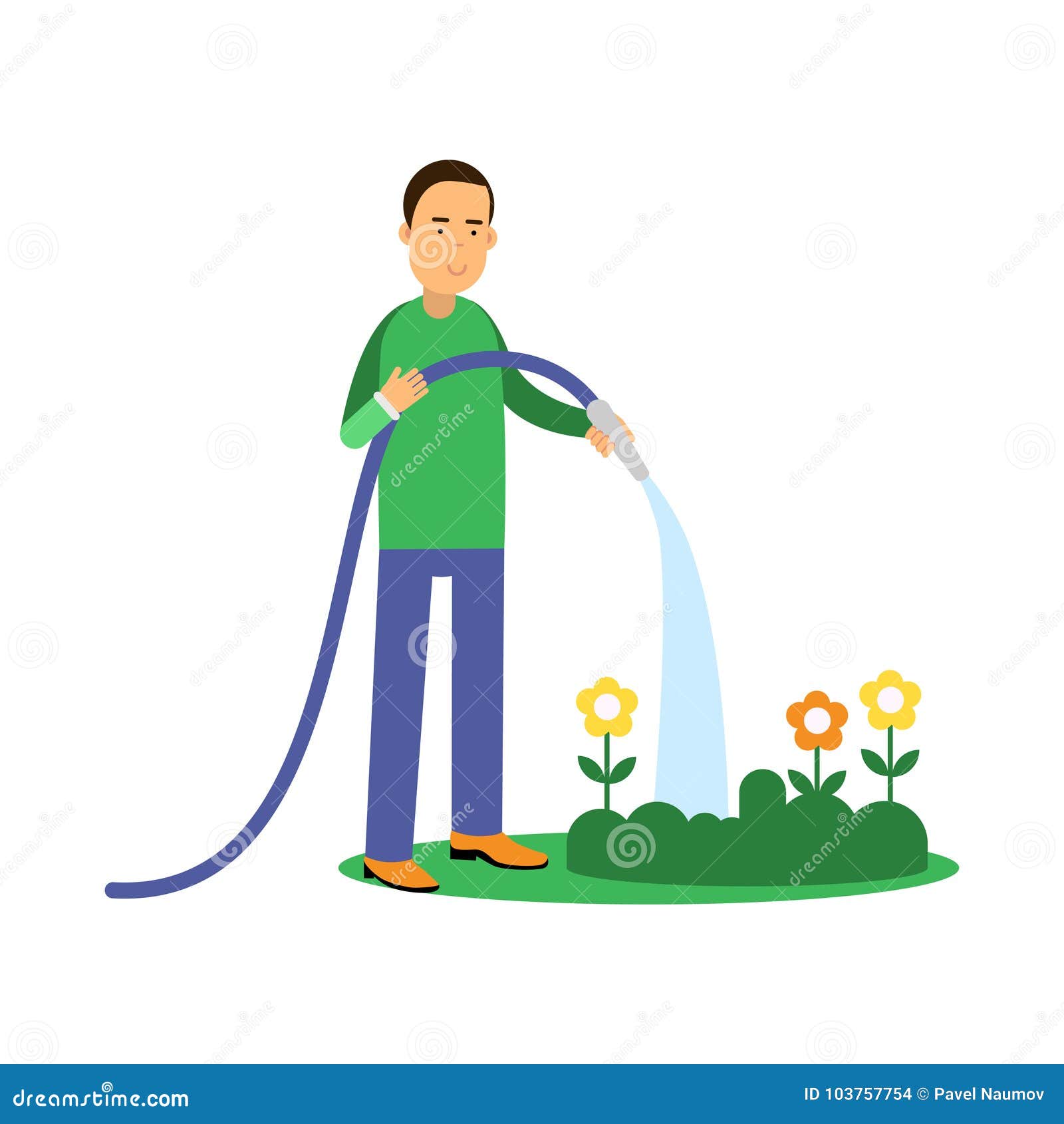 Flores De Riego Del Personaje De Dibujos Animados Feliz Del Hombre De Una Manguera, Concepto Ecológico De La Forma De Vida Ilustración del Vector - Ilustración de voluntario, limpio: 103757754 Flores De Riego Del Personaje De Dibujos Animados Feliz Del Hombre De Una Manguera, Concepto Ecológico De La Forma De Vida Ilustración del Vector - Ilustración de voluntario, limpio: 103757754