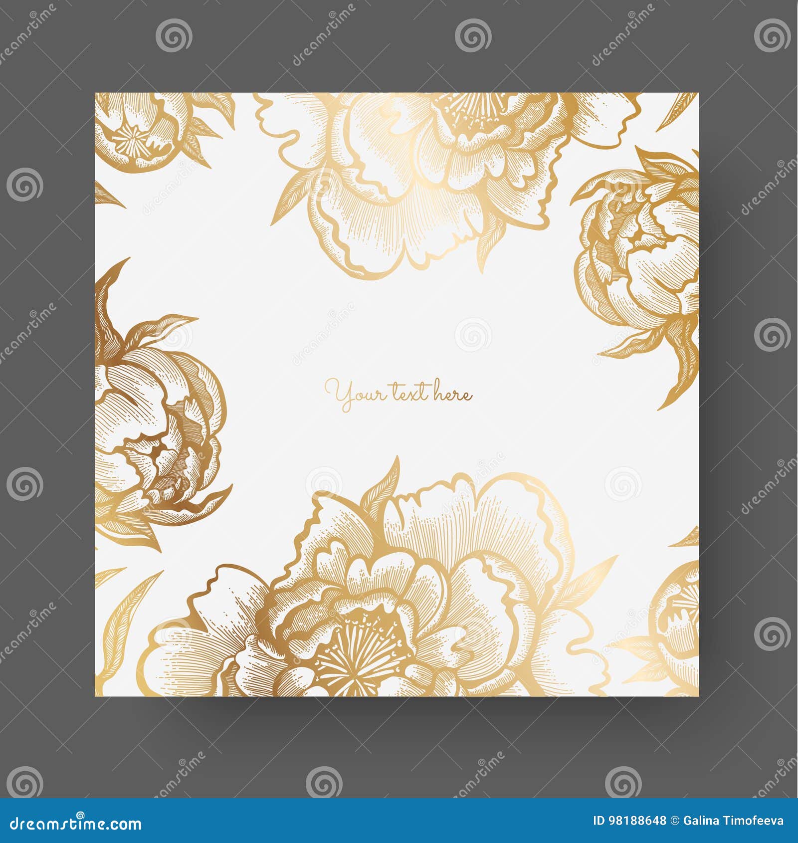 Flores Del Oro Y Hojas De Peonías Decoración Adornada Para Las Invitaciones, Casandose Tarjetas De Felicitación, Certificado, Eti Ilustración del Vector - Ilustración de planta, divisas: 98188648 Flores Del Oro Y Hojas De Peonías Decoración Adornada Para Las Invitaciones, Casandose Tarjetas De Felicitación, Certificado, Eti Ilustración del Vector - Ilustración de planta, divisas: 98188648