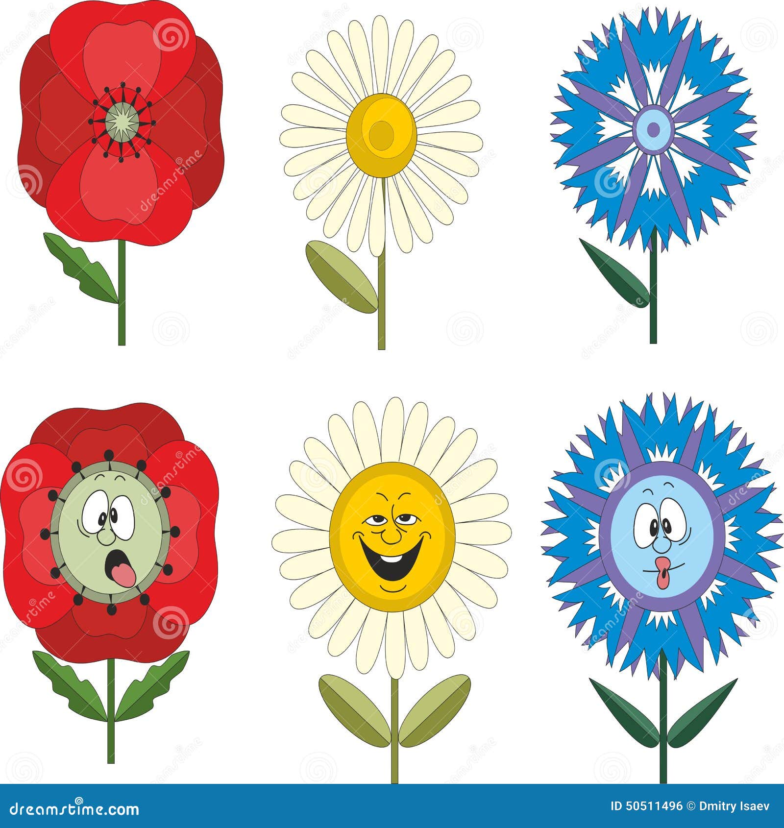 Flores Divertidas Con Diversas Emociones 010 Ilustración del Vector - Ilustración de verde, azul: 50511496 Flores Divertidas Con Diversas Emociones 010 Ilustración del Vector - Ilustración de verde, azul: 50511496