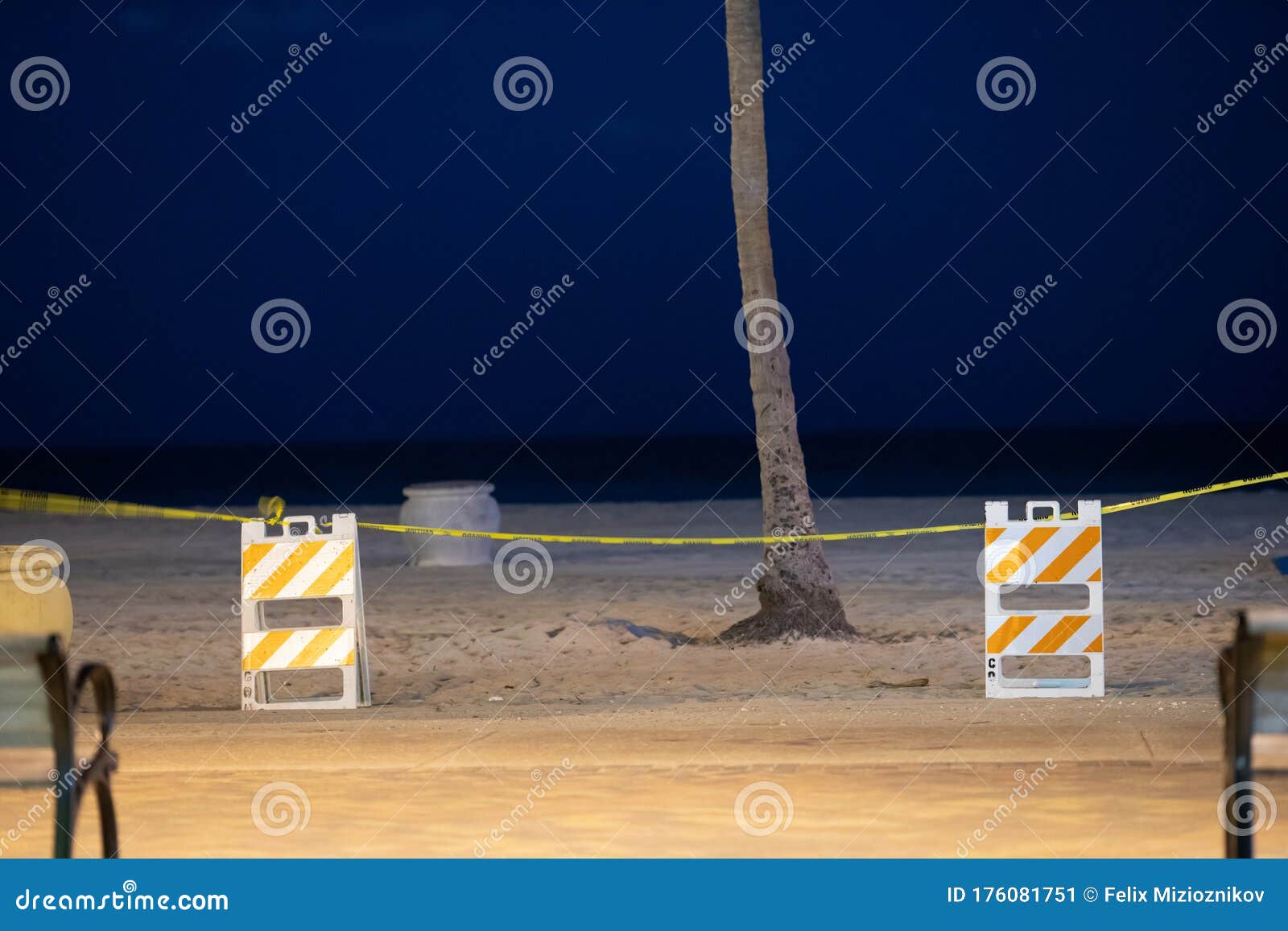 Florida Beaches Closed Due To Coronavirus Covid 19 Editorial Photo