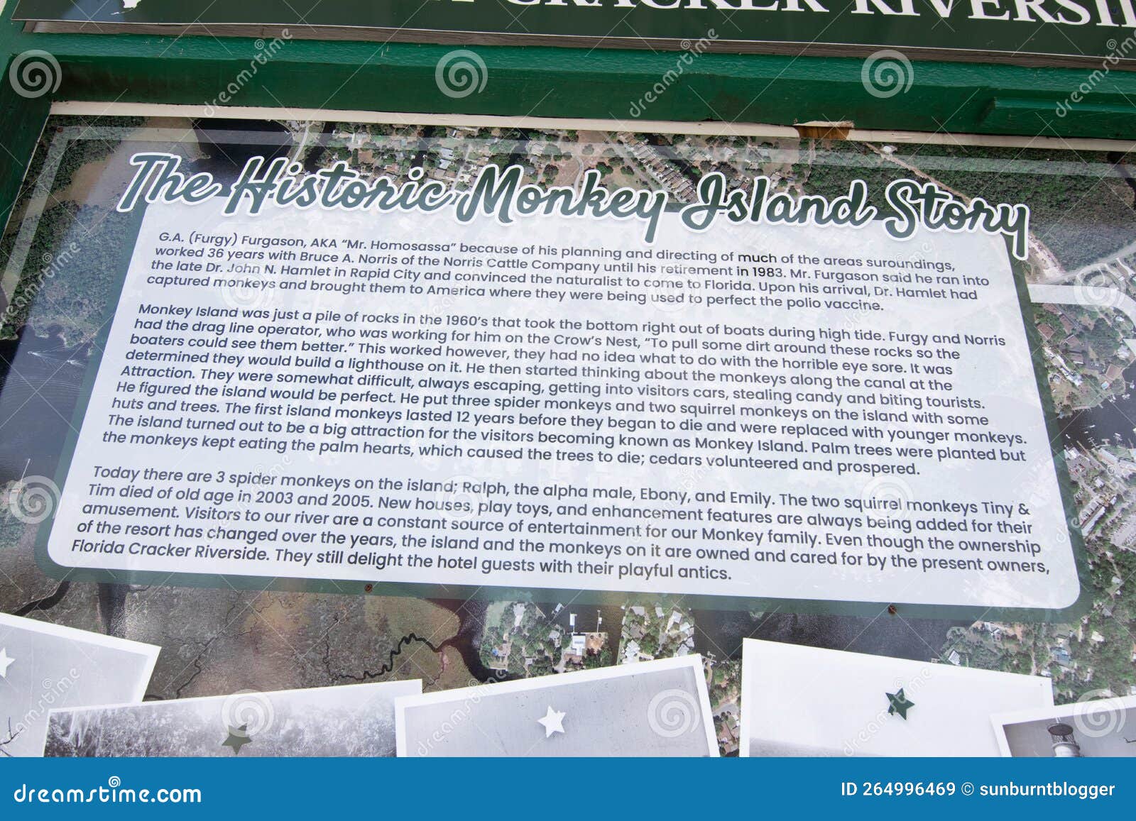 Florida Cracker Monkey Bar, Homosassa Florida Editorial Stock Image