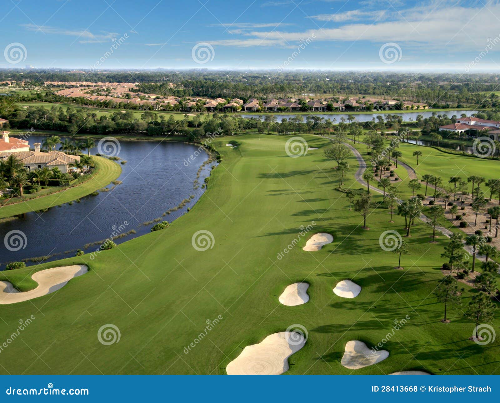 florida golf course flyover