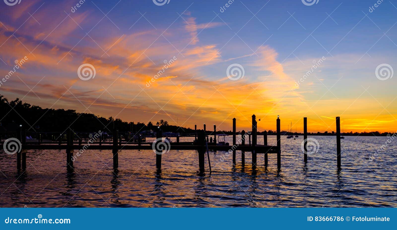 Florida Keys Sunset stock photo. Image of natural, orange 83666786