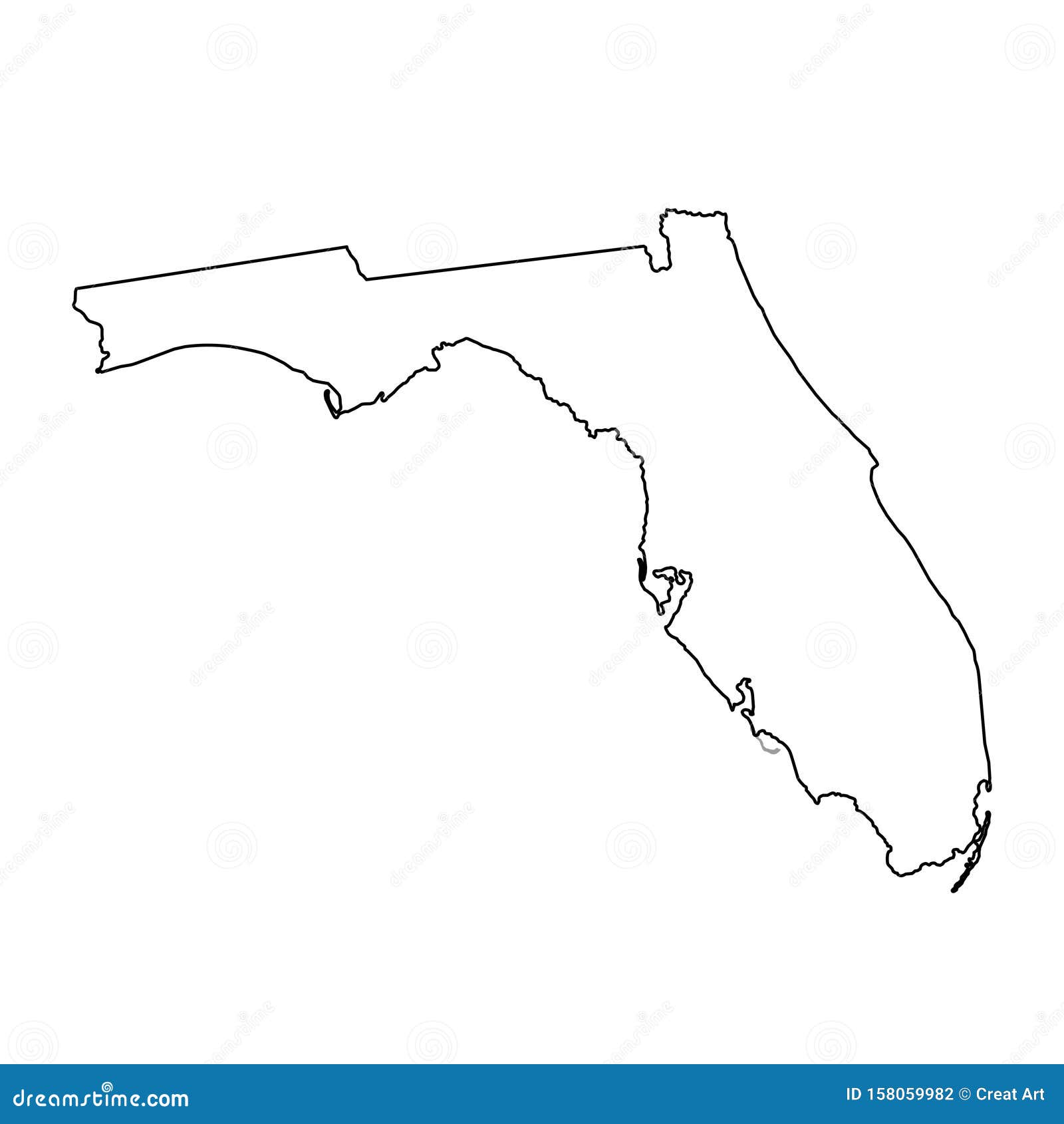 florida outline florida outline
