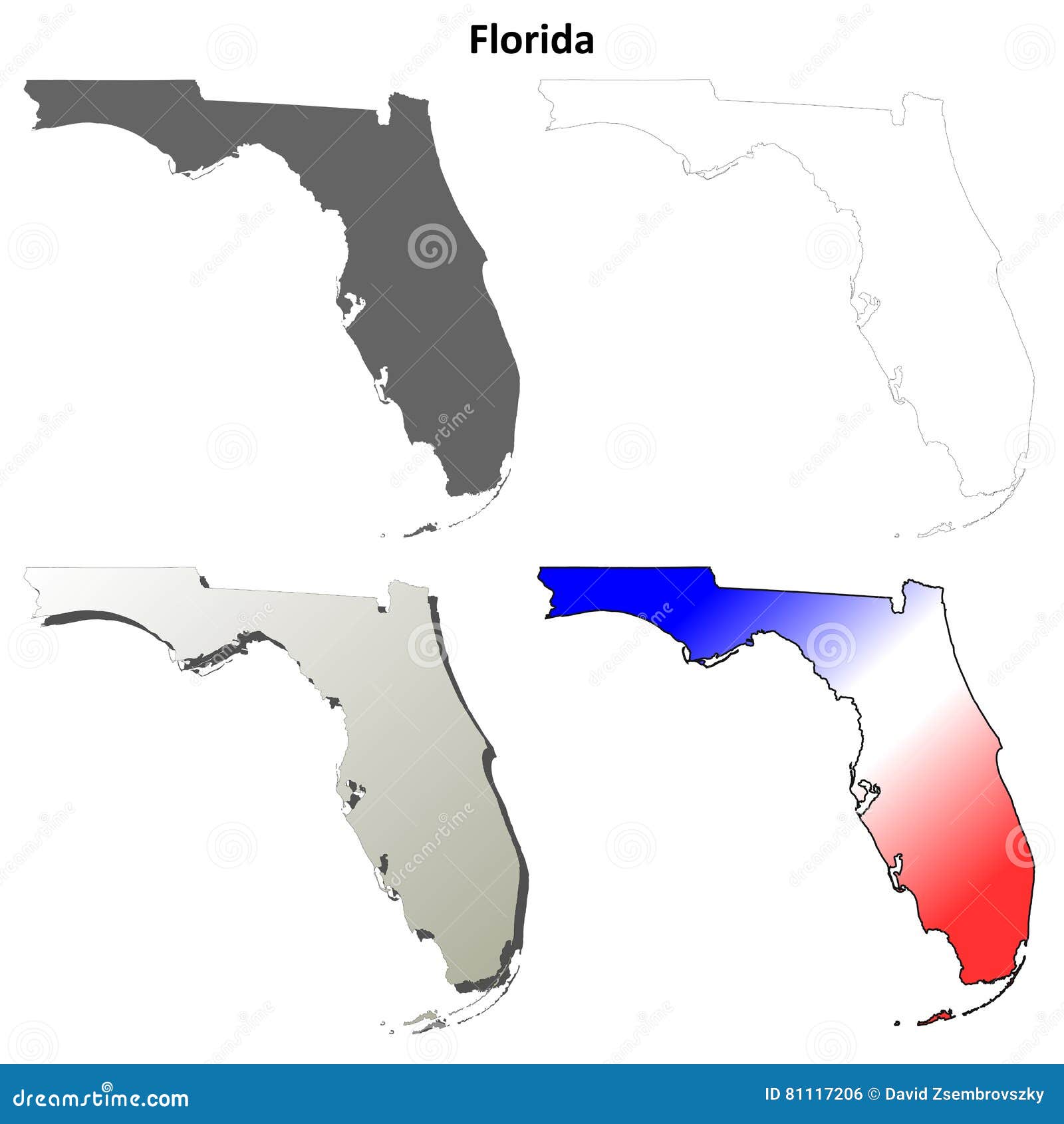 florida outline florida outline