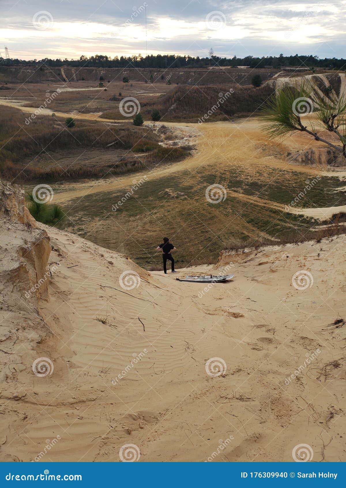 Florida Sand Pits Dirt Track Slopes Stock Photo Image of dirt, track