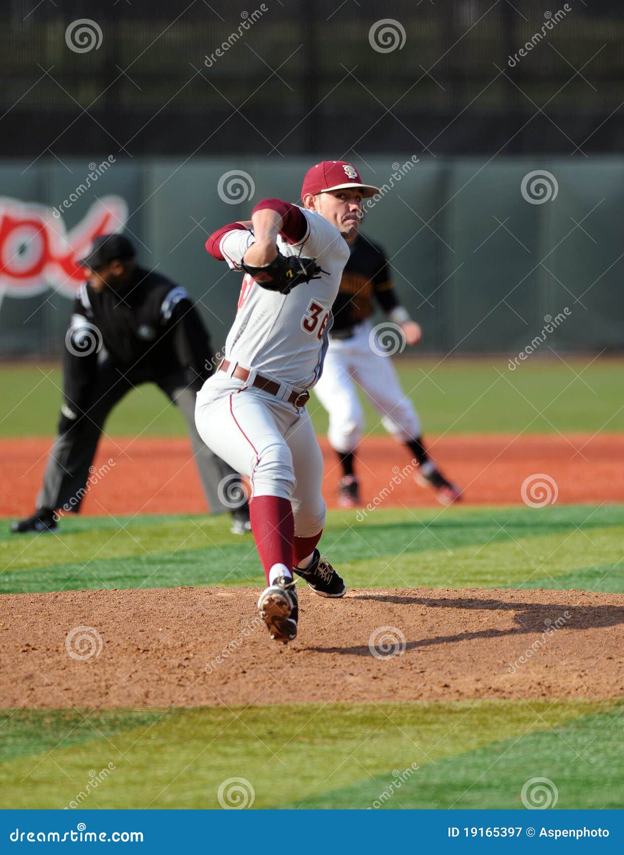 Florida State Baseball Lefty Pitcher Delivers Editorial Photography