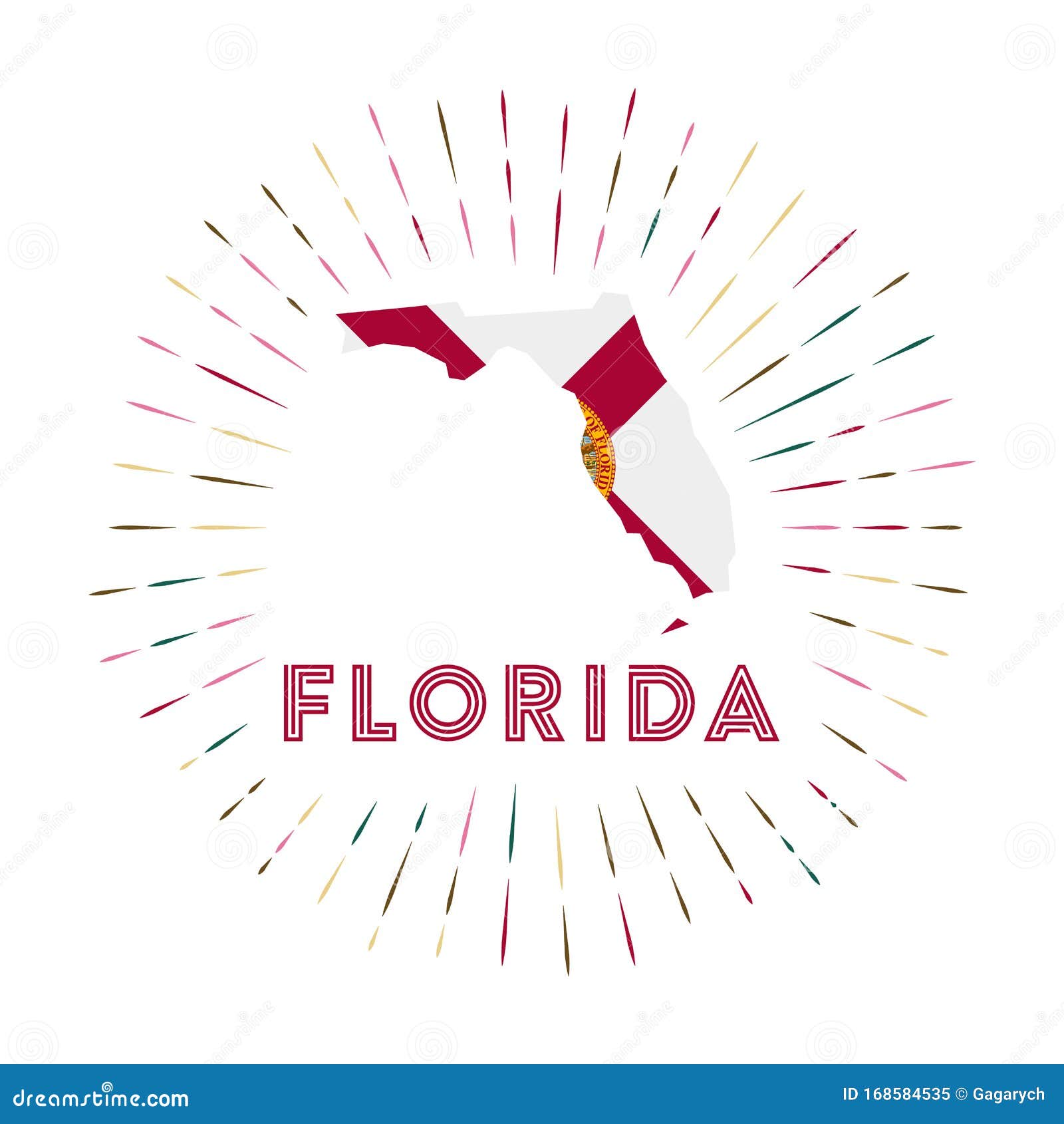 Florida round. Флорида логотип. Значок штата Флорида. Иконка Флорида.