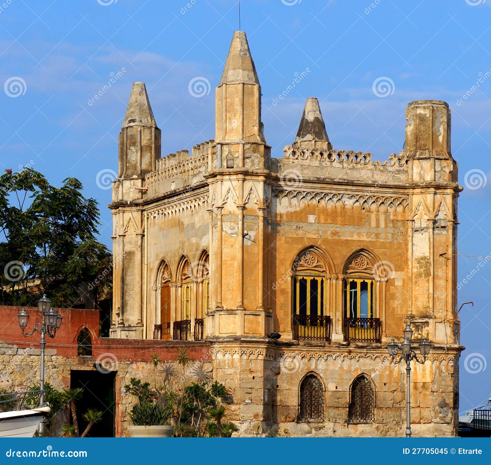 Florio Palace in Palermo,Sicily Stock Image Image of boat, external