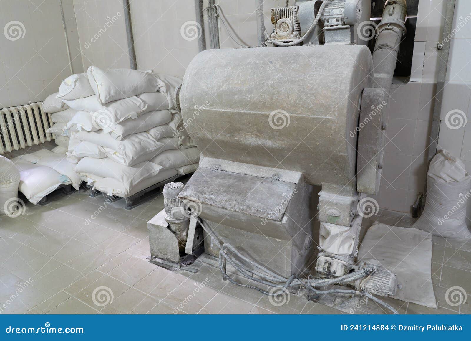 Flour Mill in the Bakery, Flour Bags Stock Photo Image of mock, macaroni 241214884