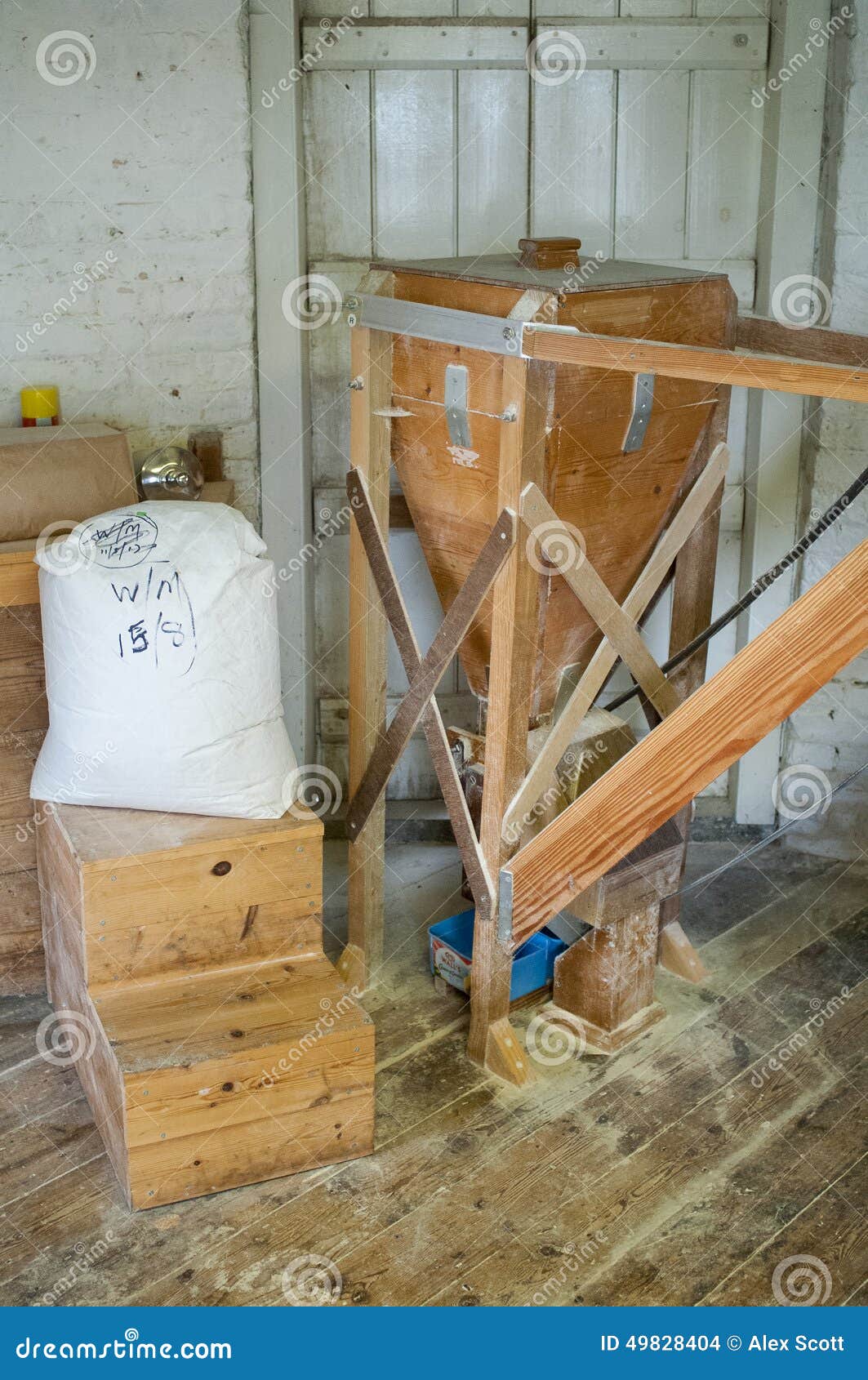 Flour Mill Interiors and Details Stock Photo Image of production