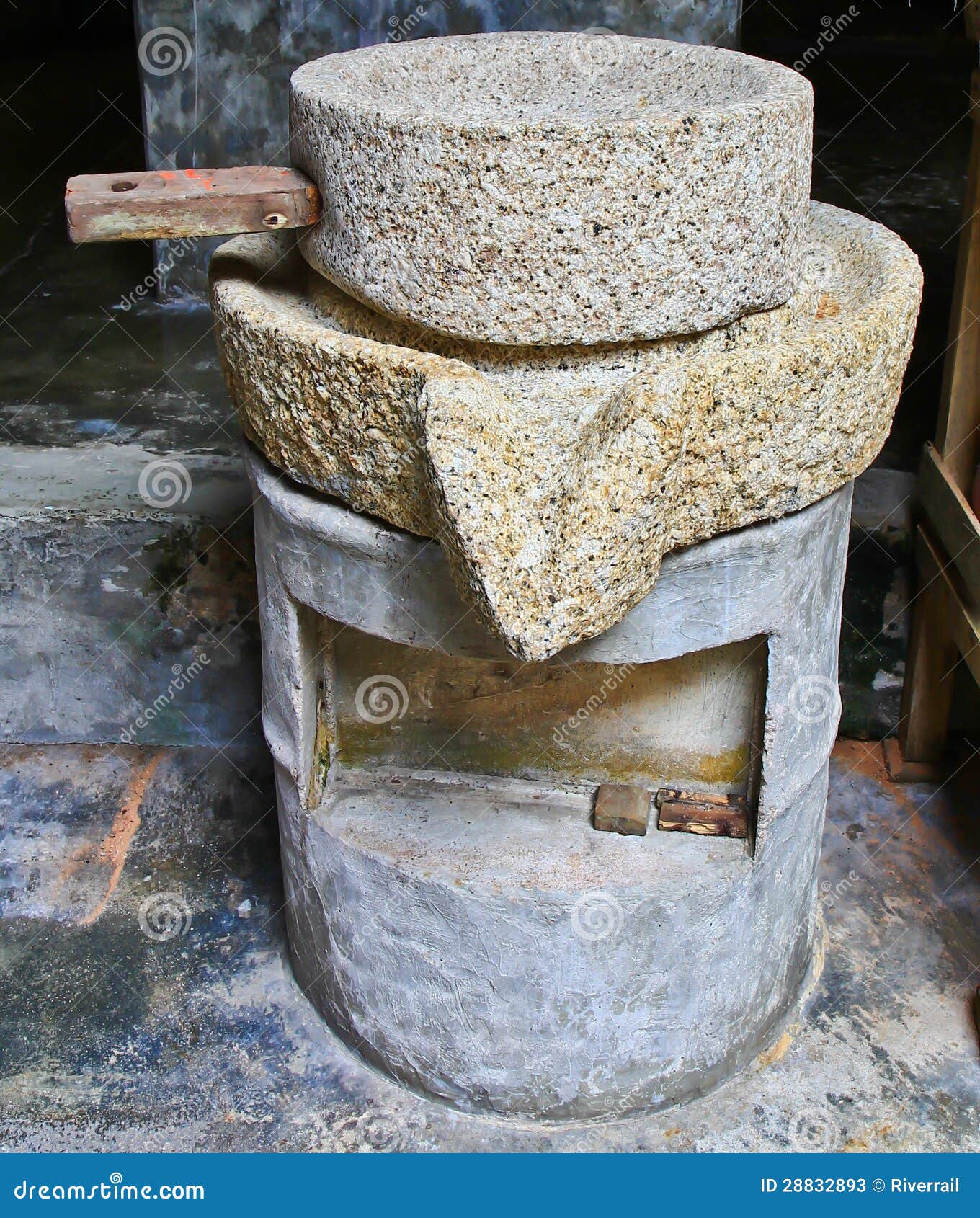 Flour milling stock image. Image of grind, stone, archaic 28832893