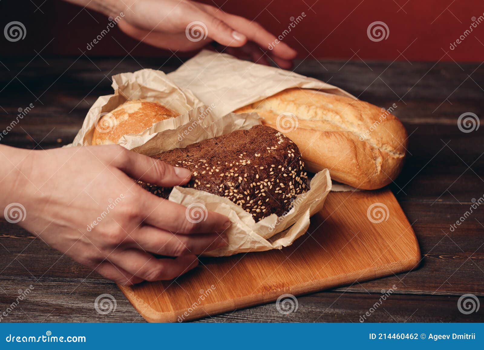 Flour Product Loaf of Bread Baked Goods on the Branches of the