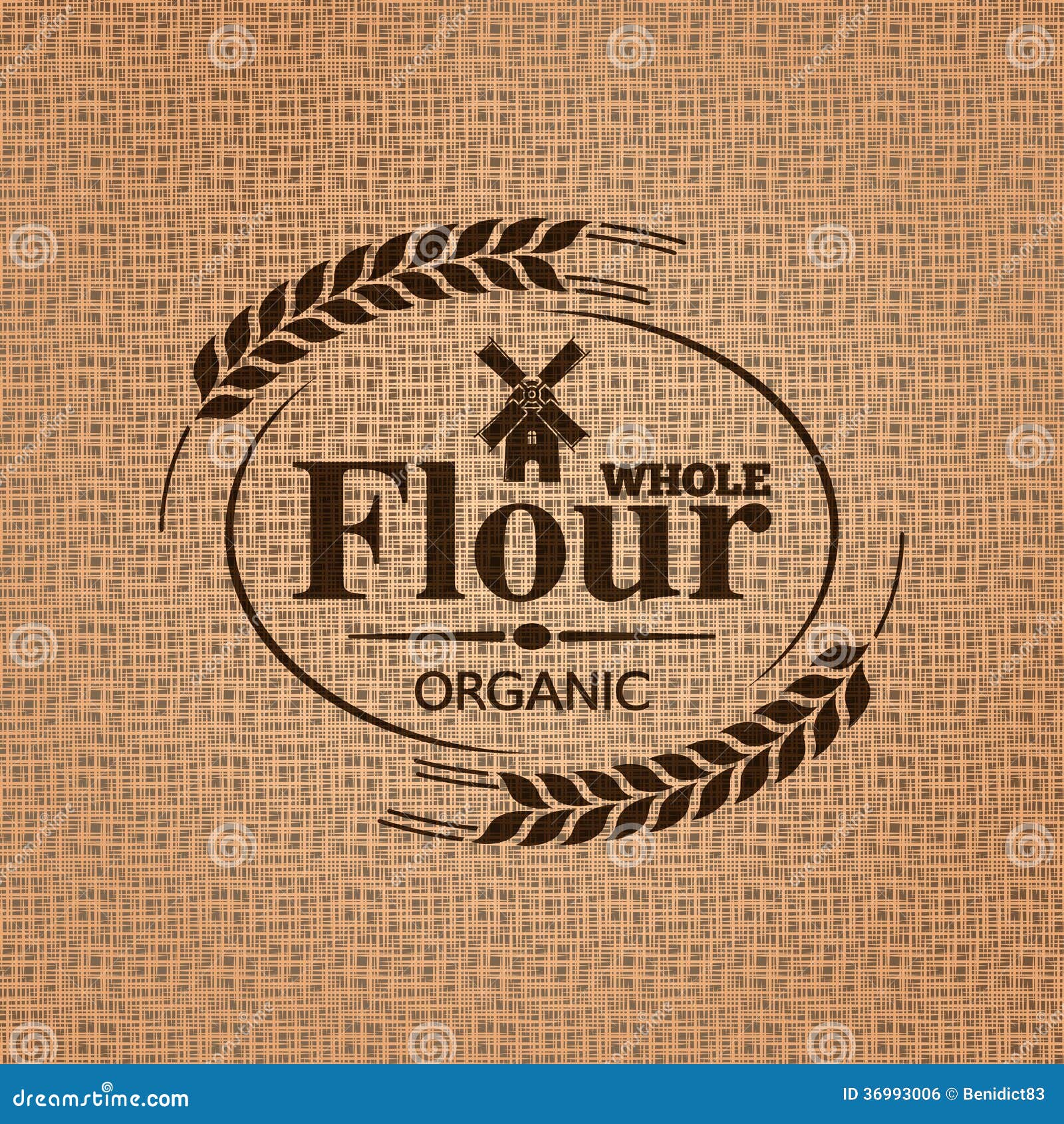 flour sackcloth texture background
