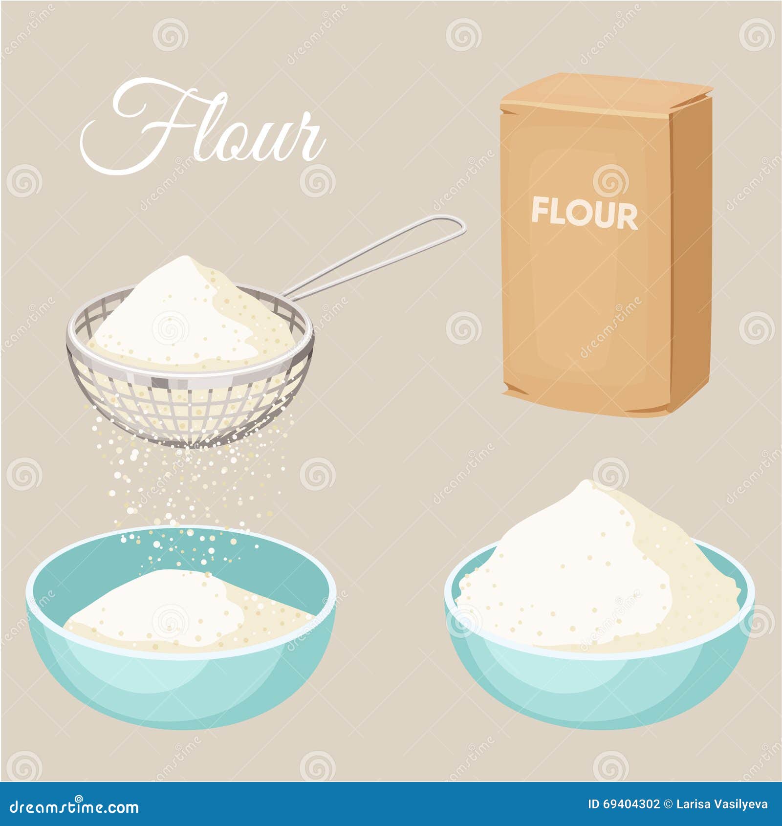 Flour Sift Stock Illustrations 450 Flour Sift Stock Illustrations