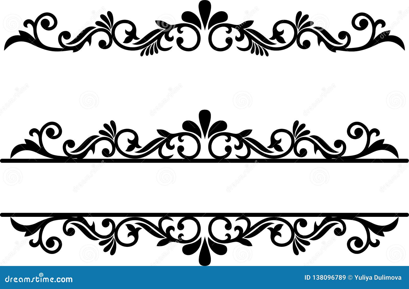 Download Flourish Element, Dividers Line, Ornamental Border, Fancy ...