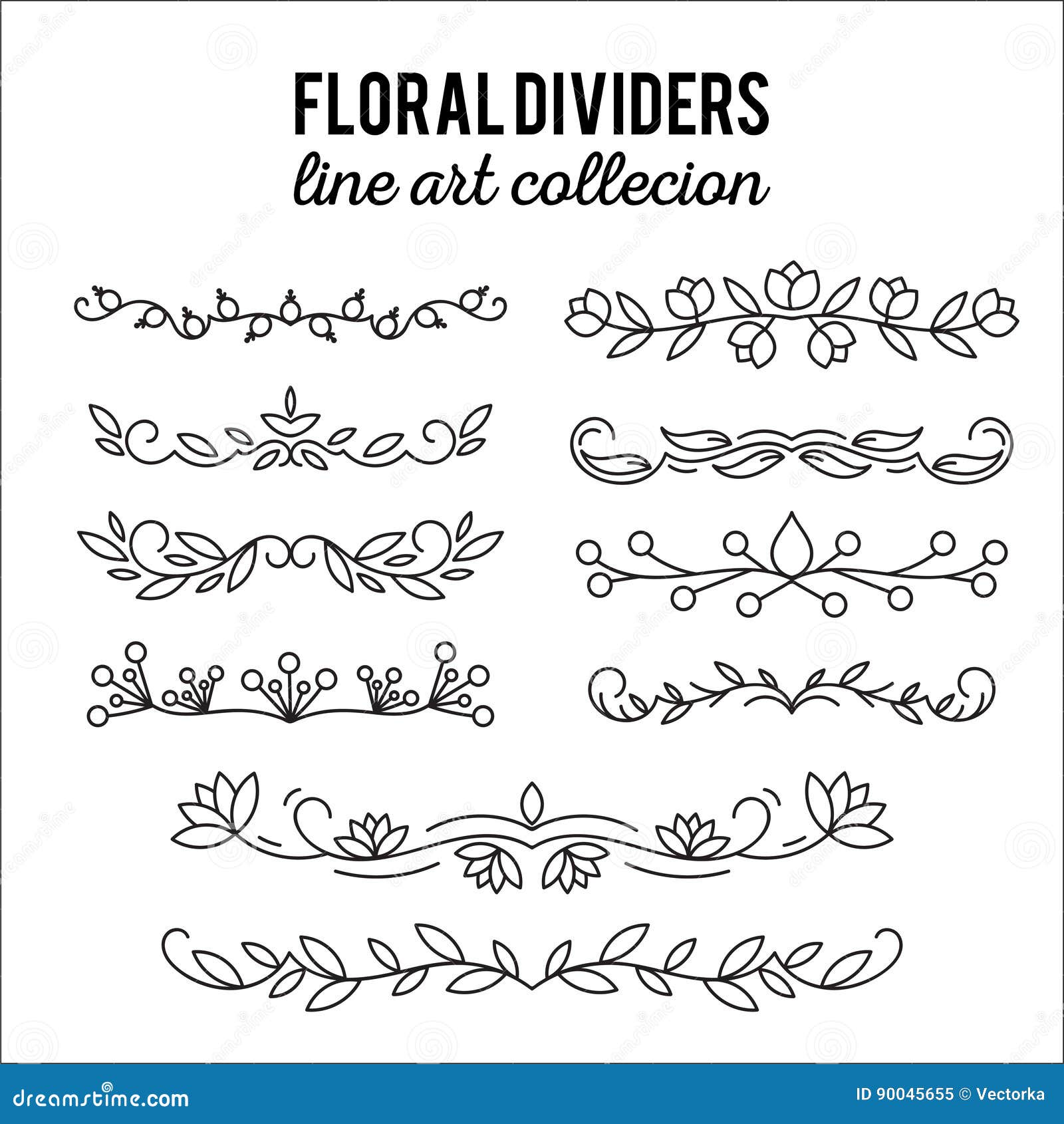 flourishes. dividers set. line style decoration. ornamental decorative s.  ornate s .