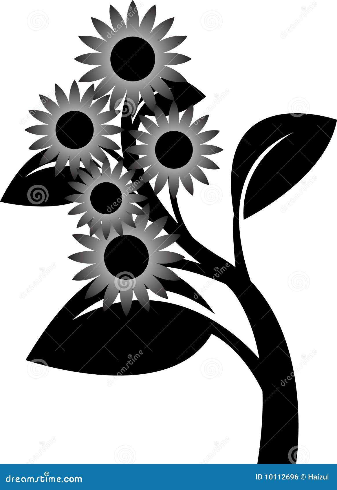 Flower stock vector. Illustration of petal, gift, tree - 10112696