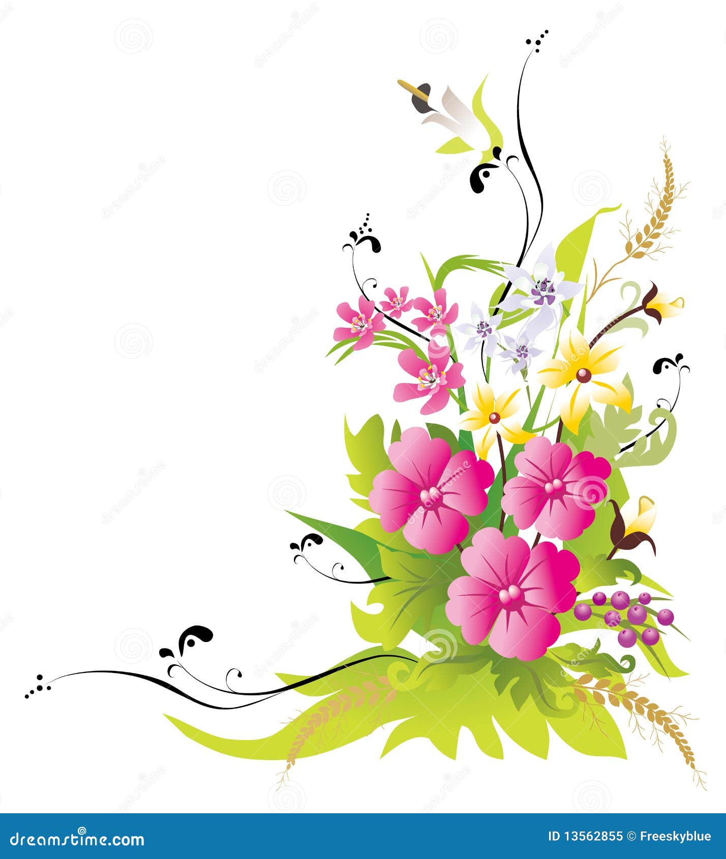 Flower stock illustration. Illustration of beautiful - 13562855