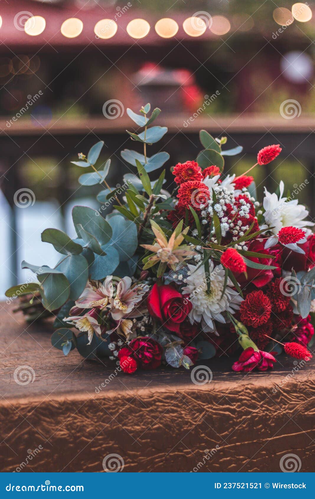 flower arrangement outdoors