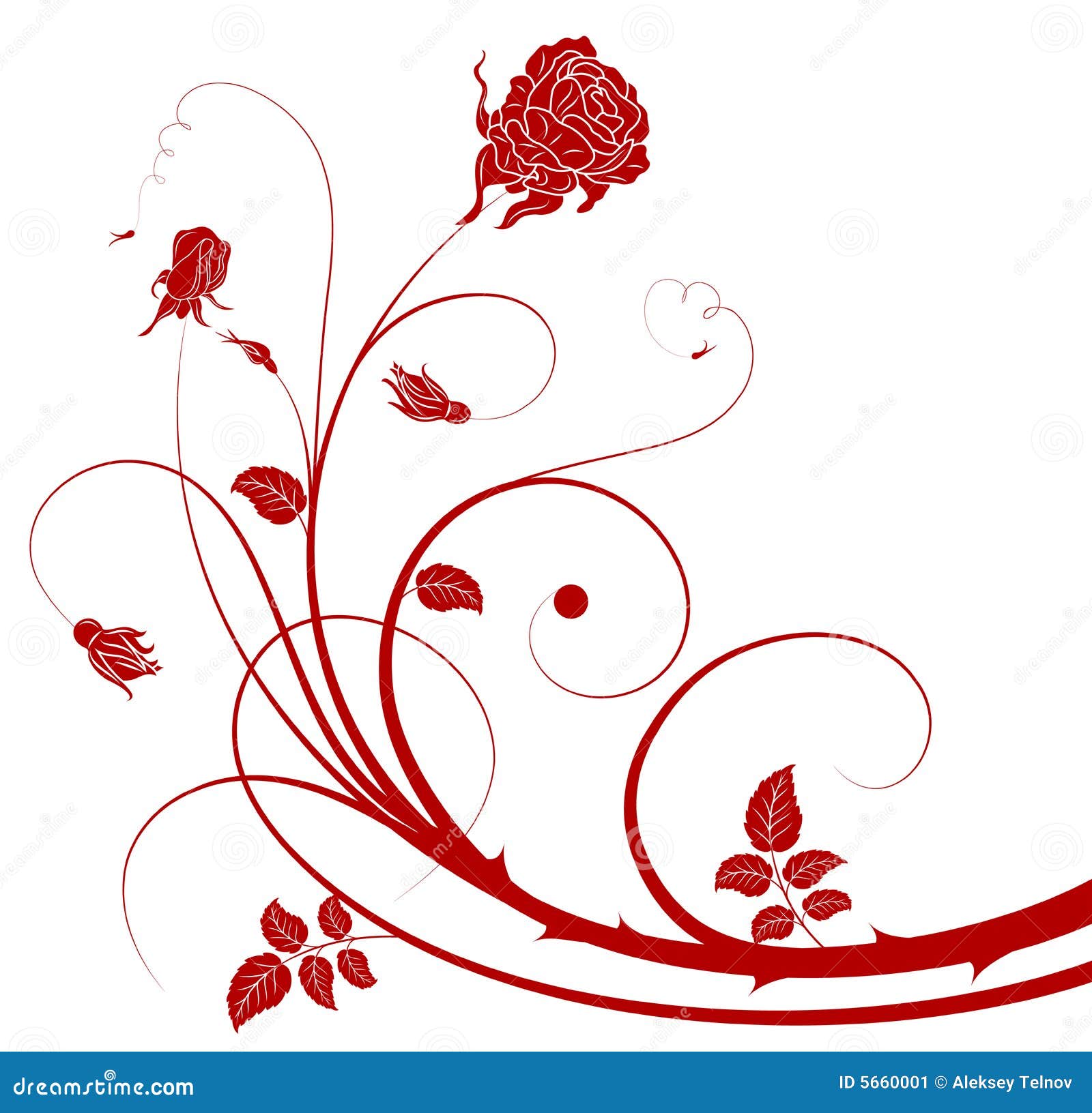 Flower background stock vector. Illustration of vector - 5660001