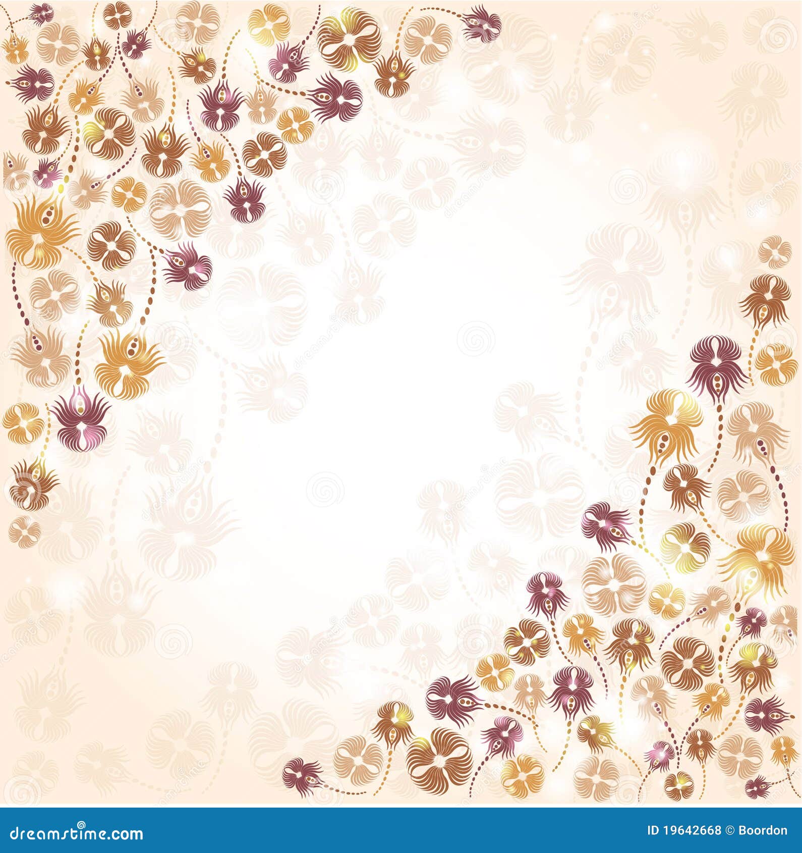 Flower background banner stock vector. Illustration of abstract - 19642668