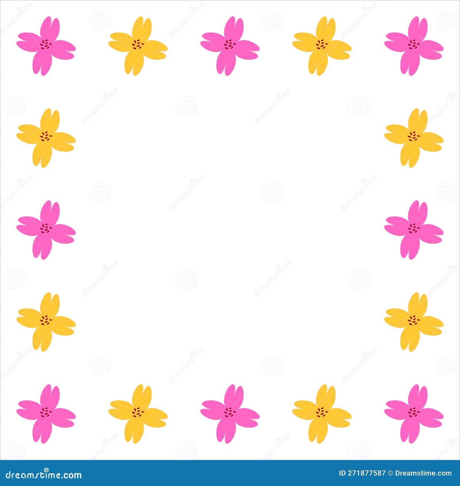 Flower Border Design. Flower Design. Flower Border. Flower Background