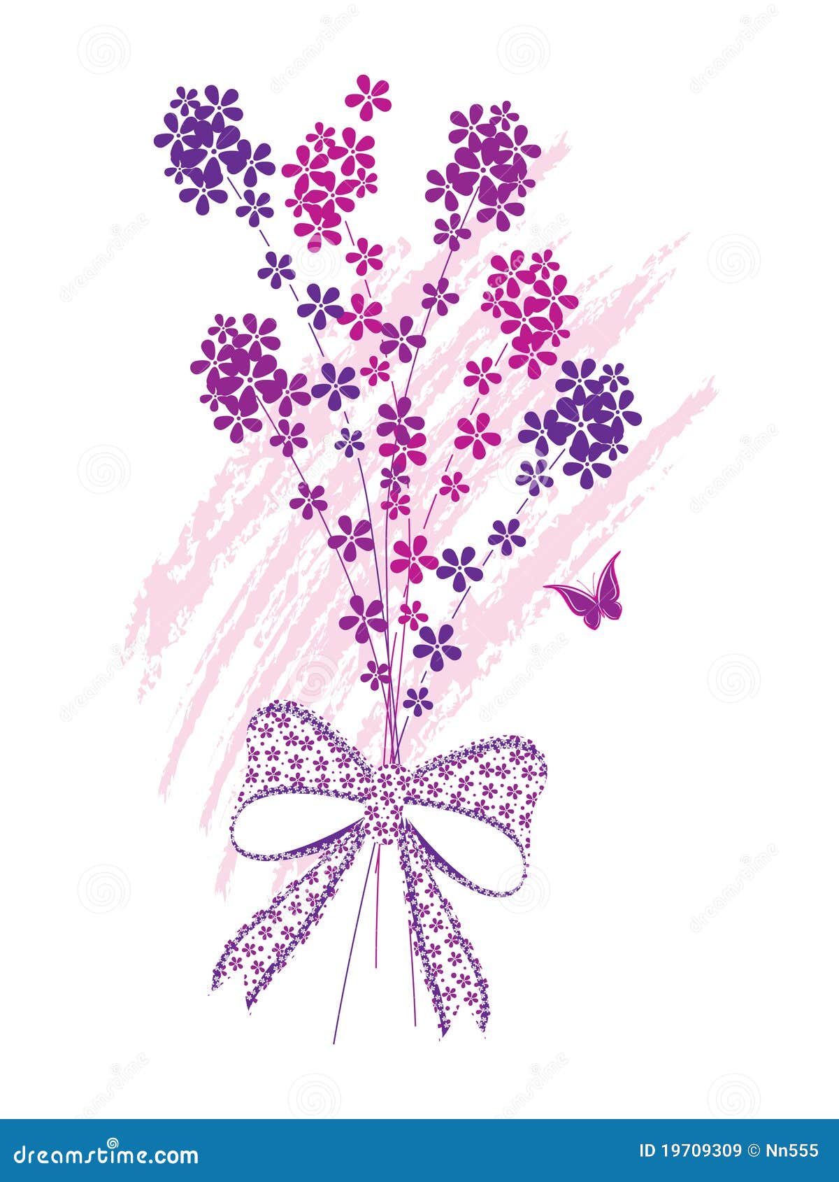 Flower bouquet stock vector. Illustration of garden, graphic - 19709309
