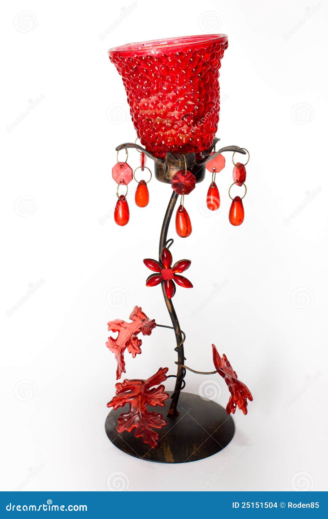 Flower candle stock photo. Image of flower, silver, metal 25151504