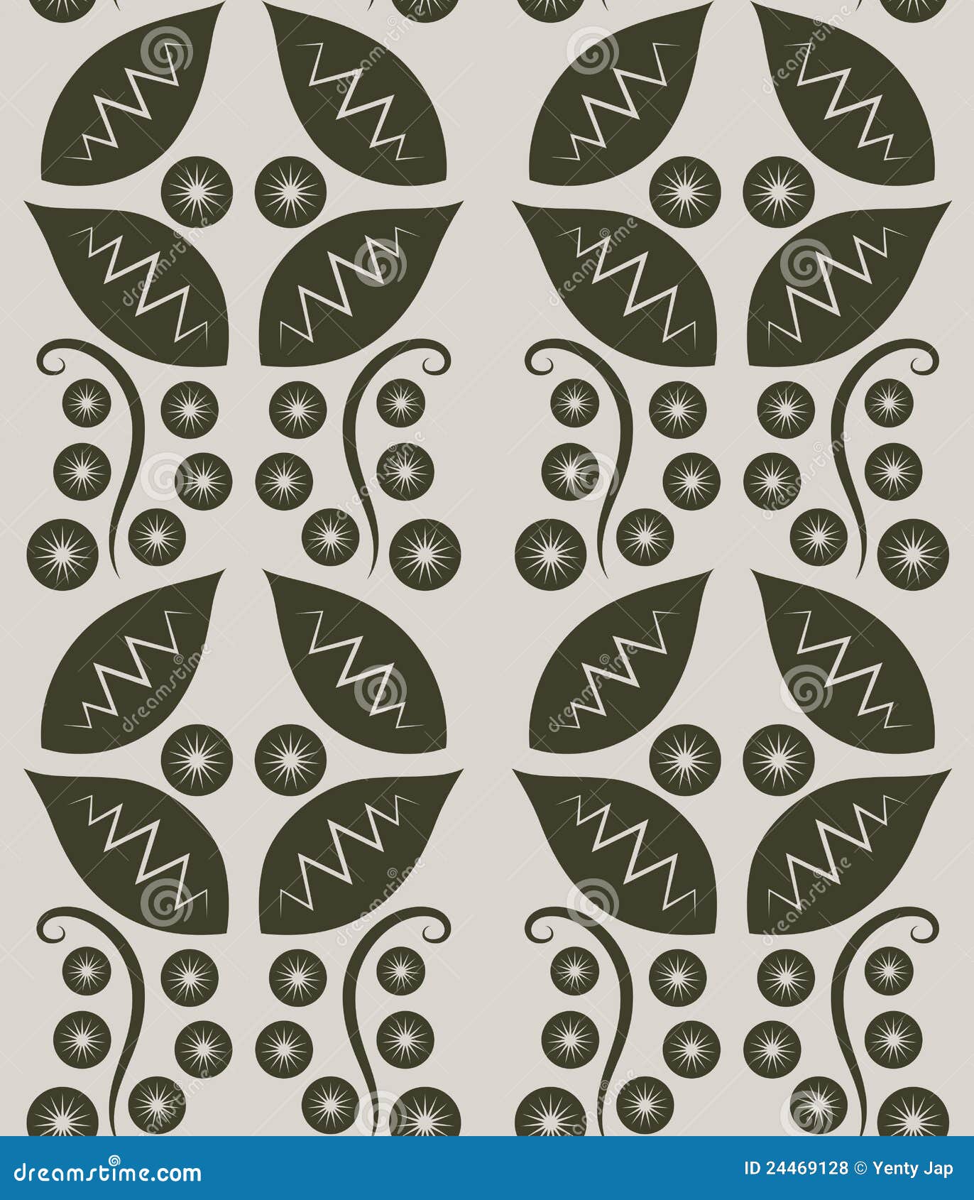 Flower Decoration Pattern 3 Stock Vector Illustration of contemporary