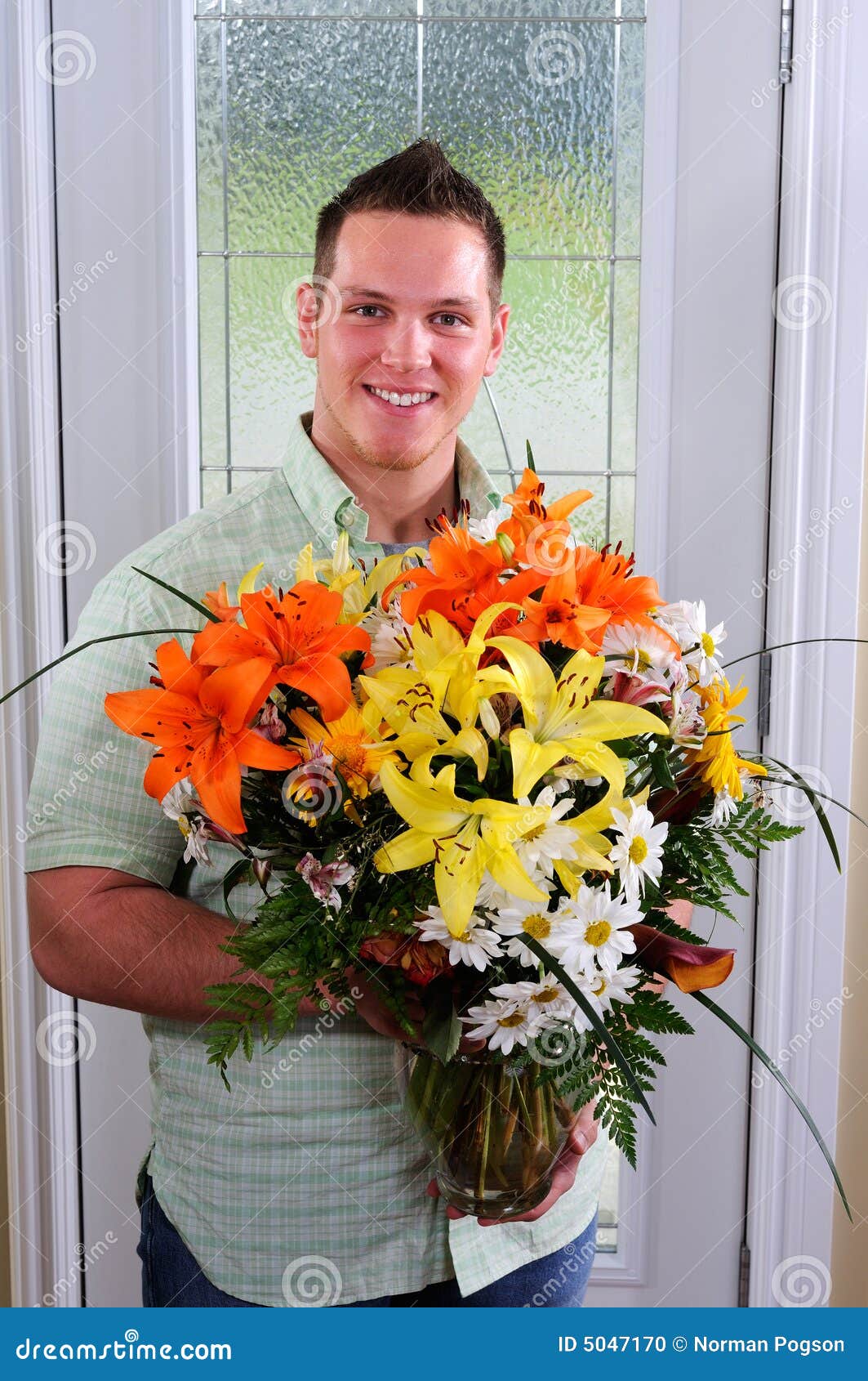 Flower Delivery stock photo. Image of colourful, flowers 5047170