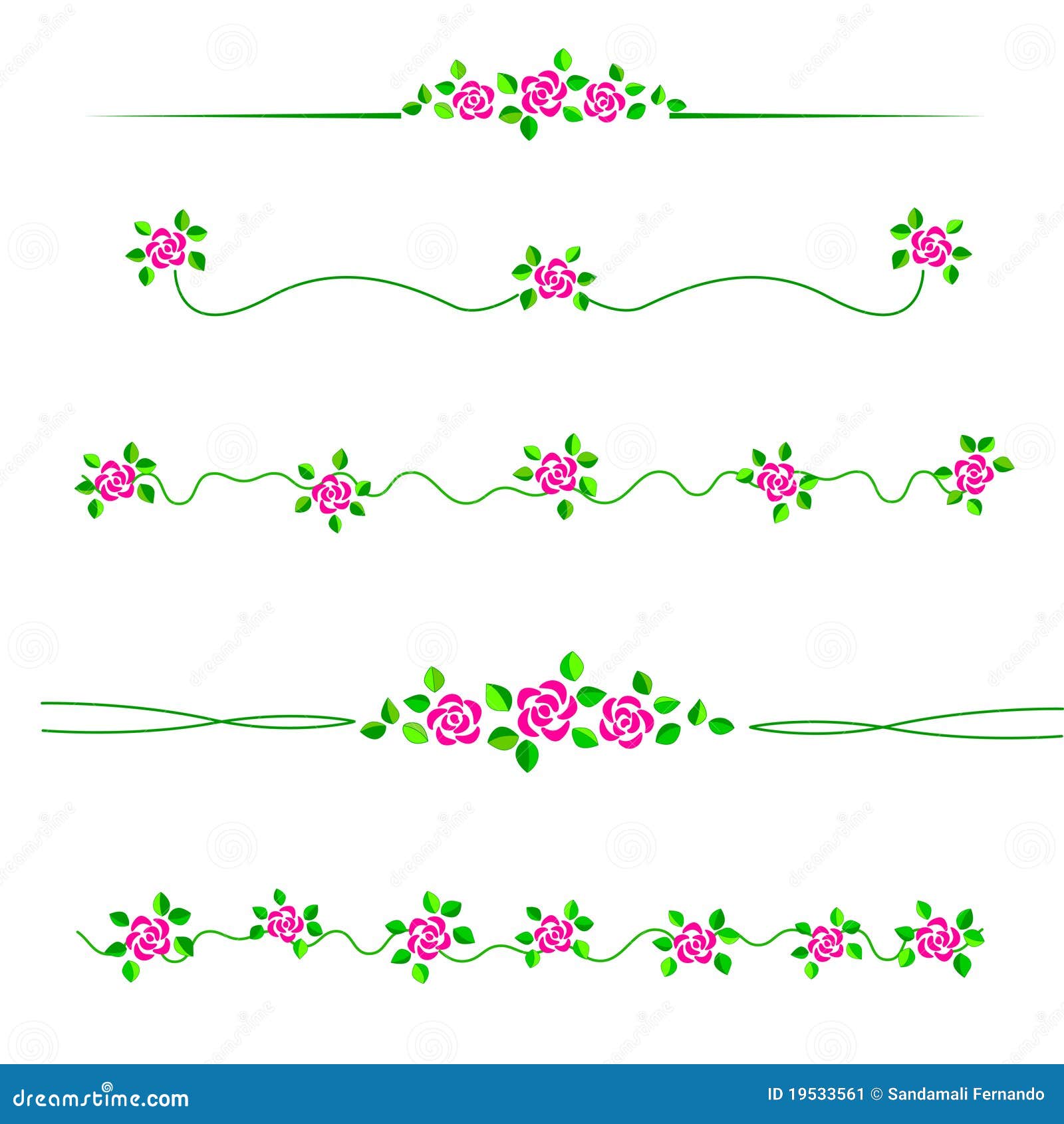 Flower Border Divider