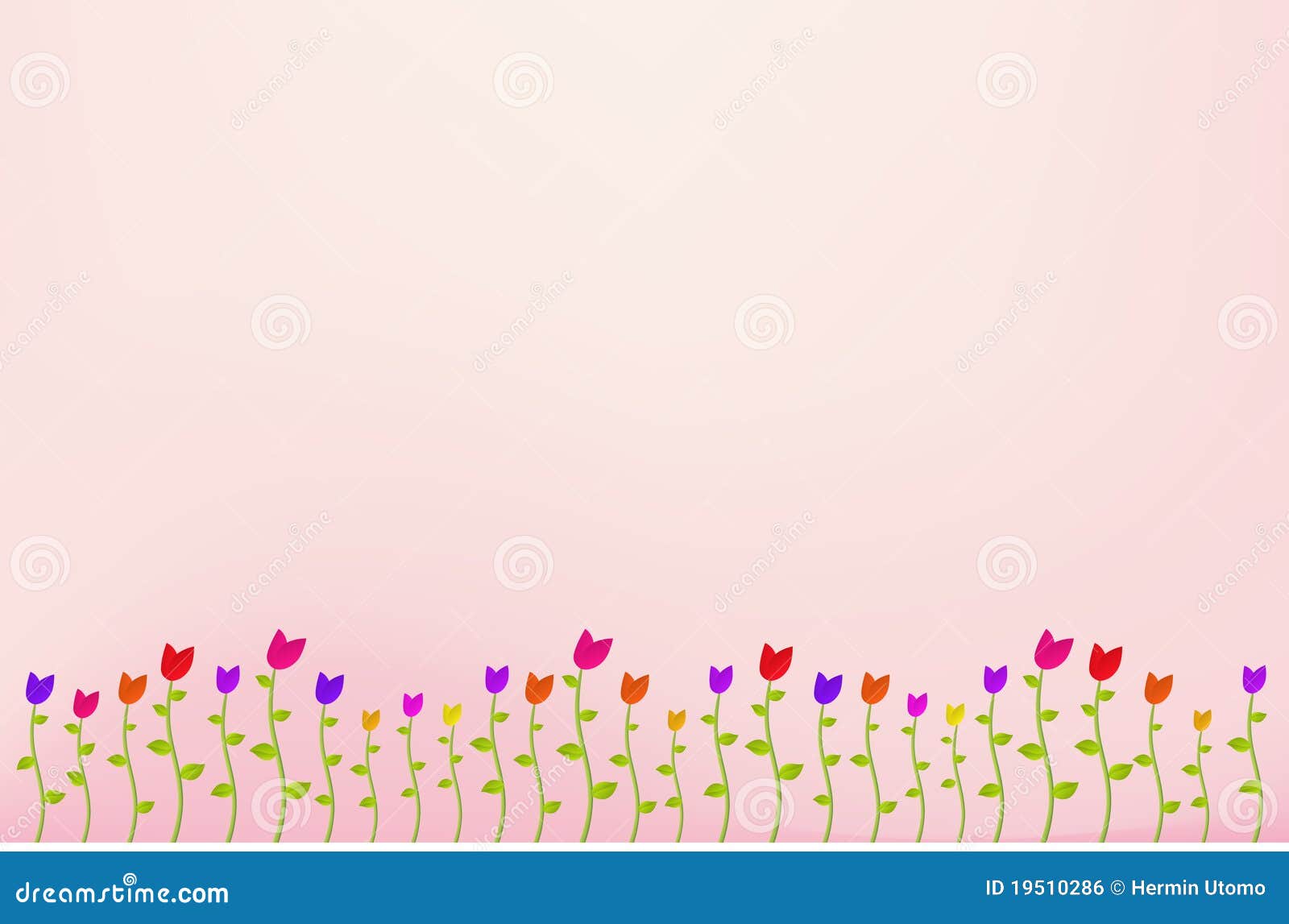 Flower Garden Background stock vector. Illustration of ...
