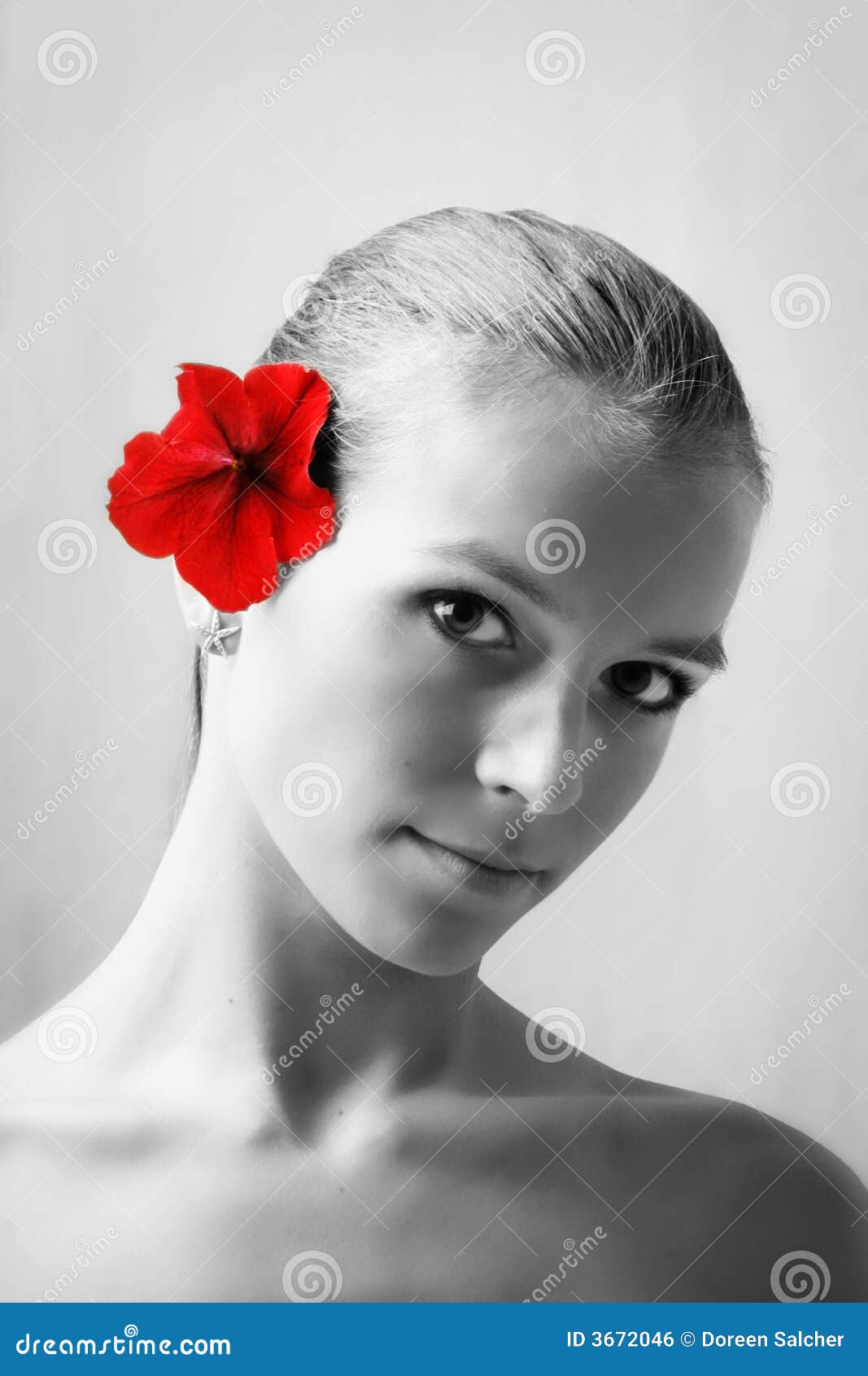 Flower girl stock photo. Image of colorful, dream, concept 3672046